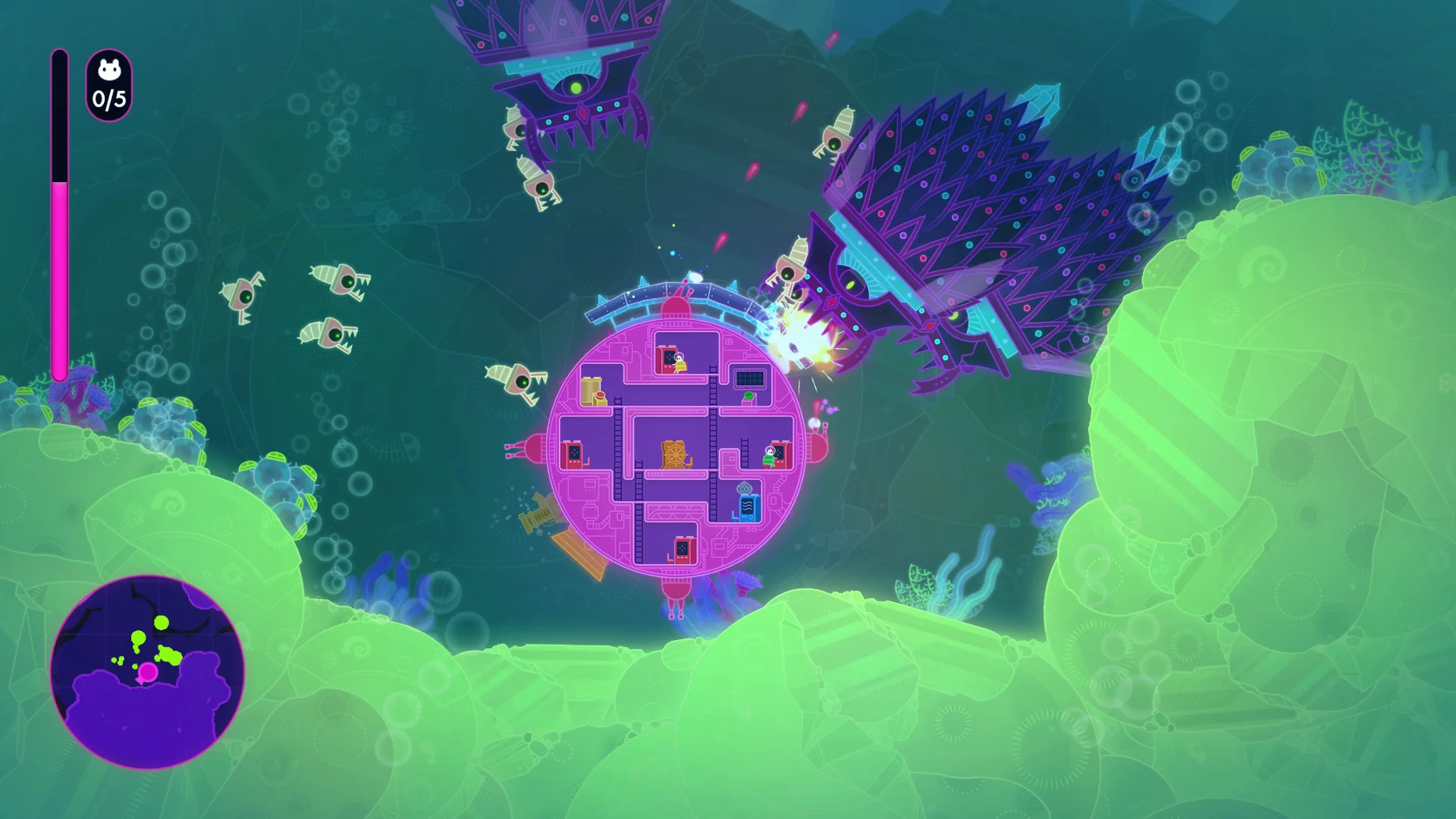Lovers in a Dangerous Spacetime screenshot 5