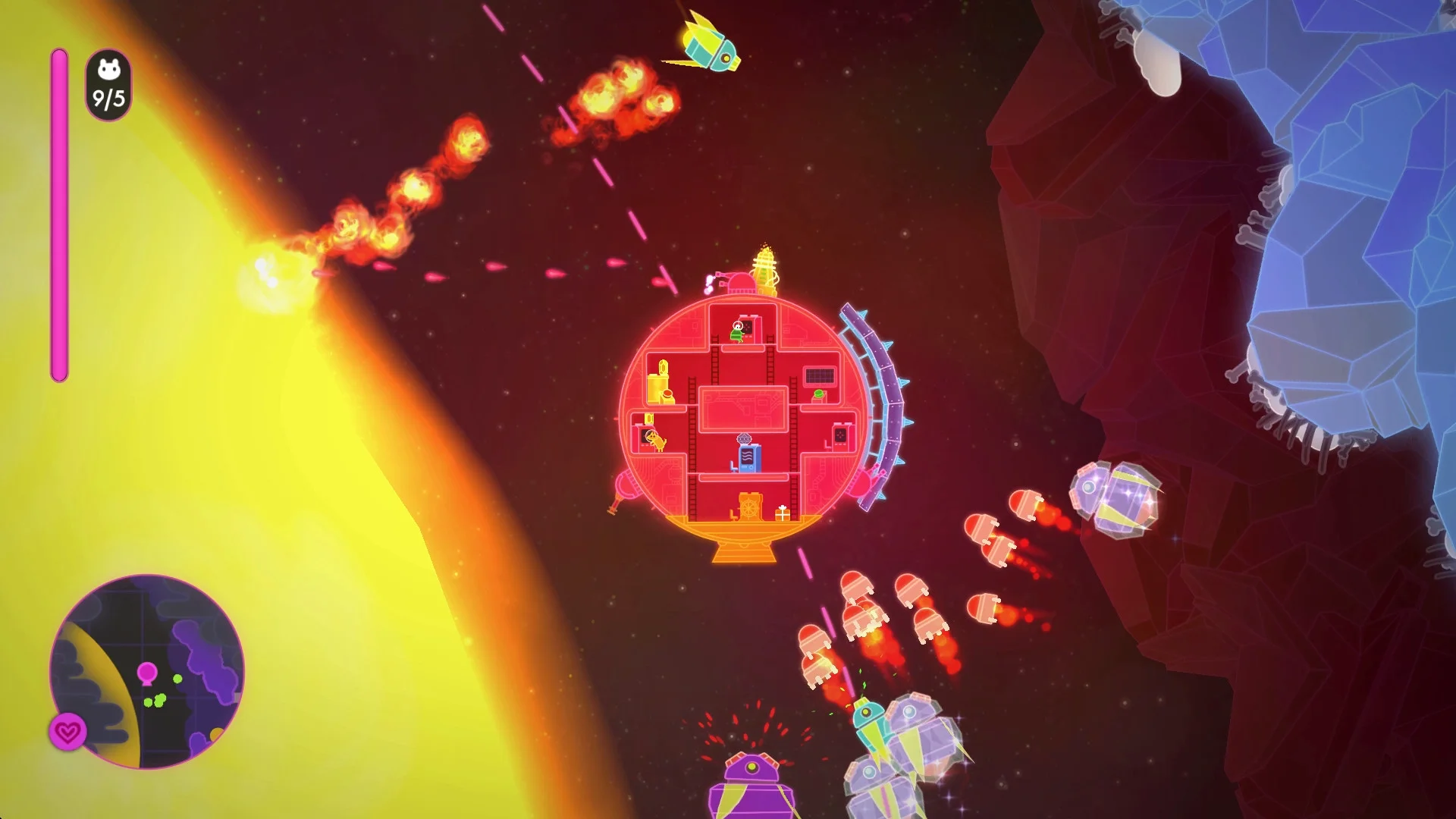 Lovers in a Dangerous Spacetime screenshot 6