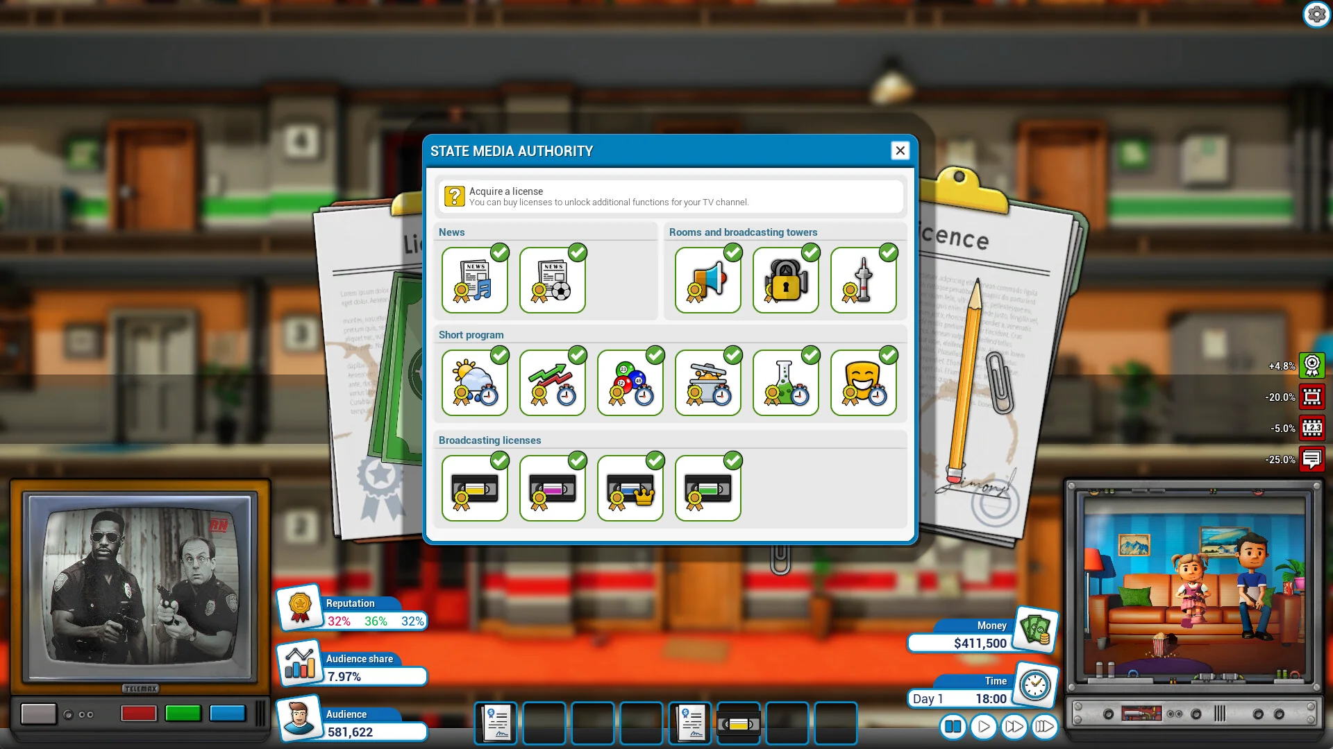Mad Television Tycoon screenshot 14