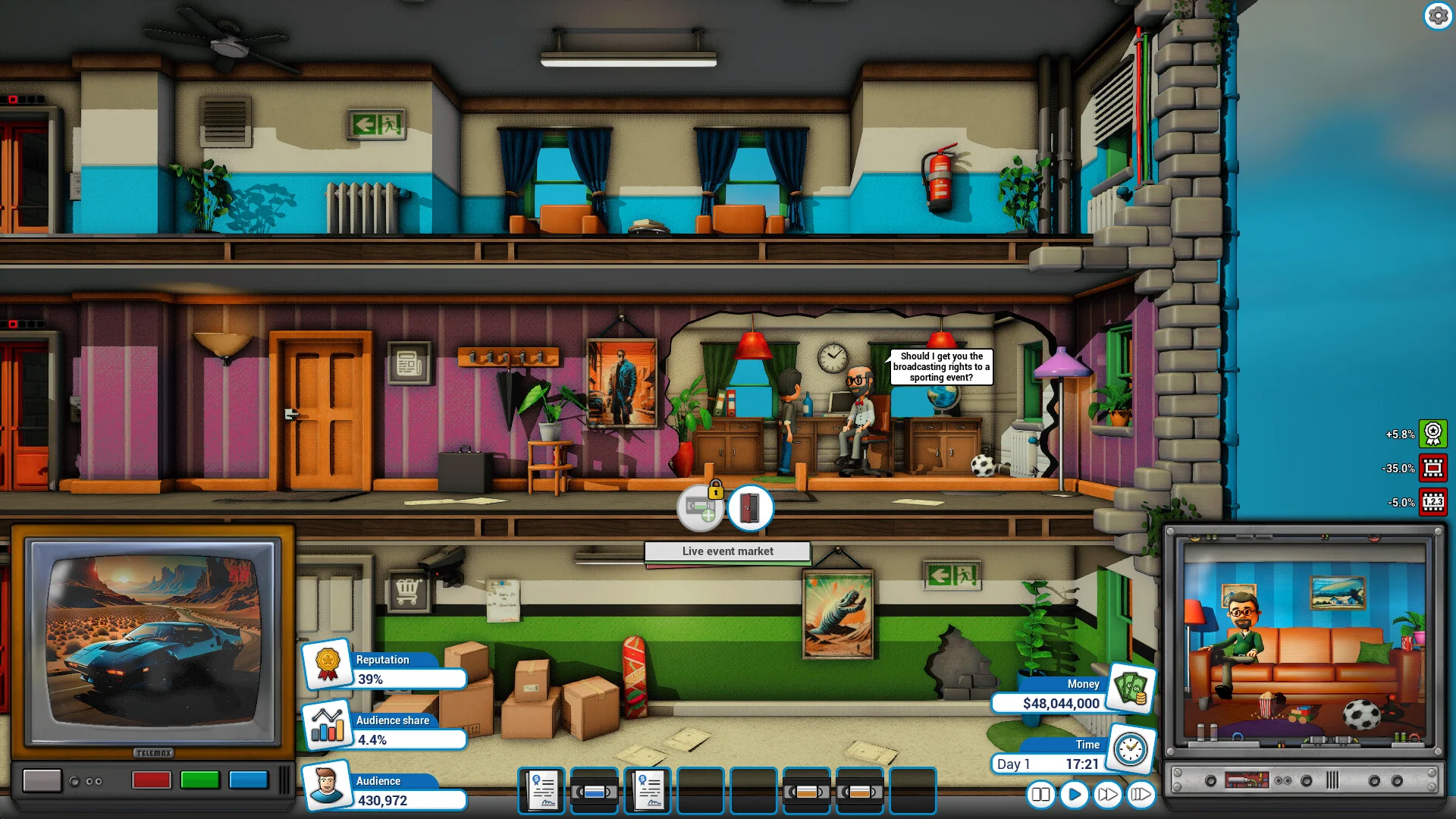 Mad Television Tycoon screenshot 6