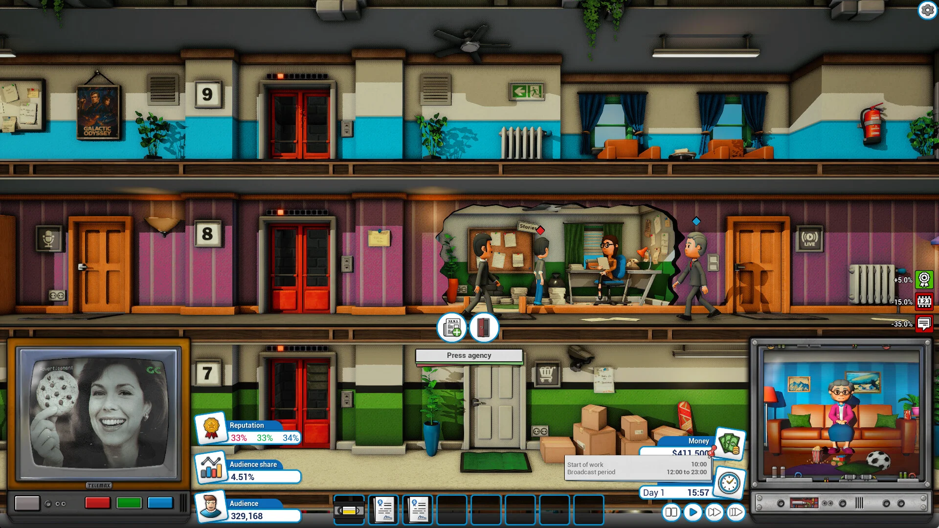 Mad Television Tycoon screenshot 9