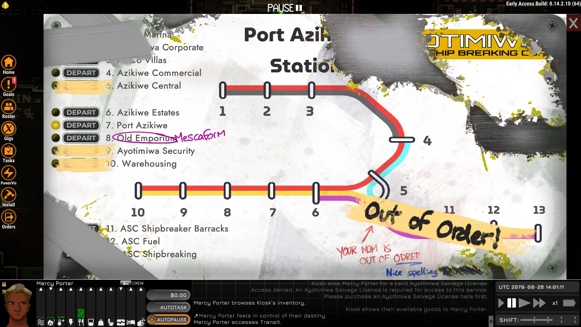 Ostranauts screenshot 12