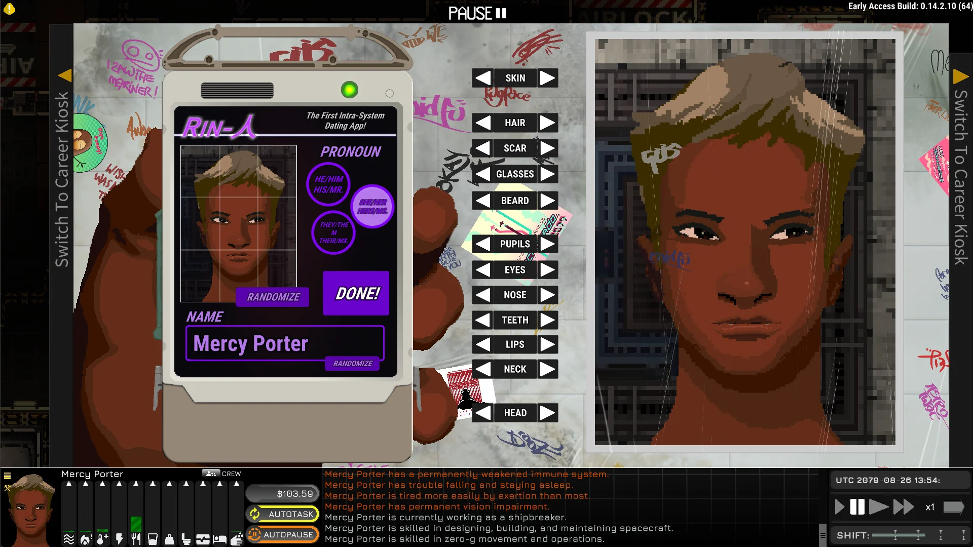 Ostranauts screenshot 6