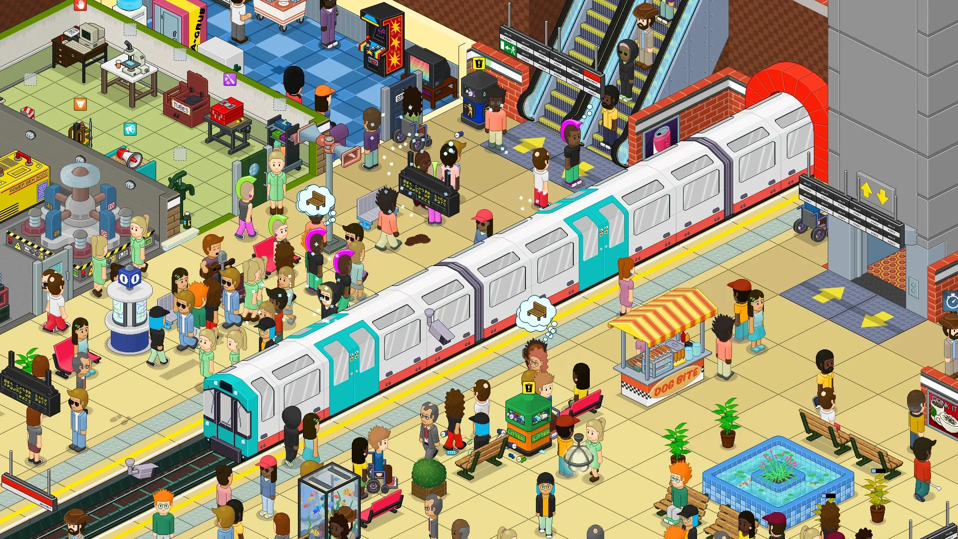 Overcrowd: A Commute 'Em Up screenshot 1