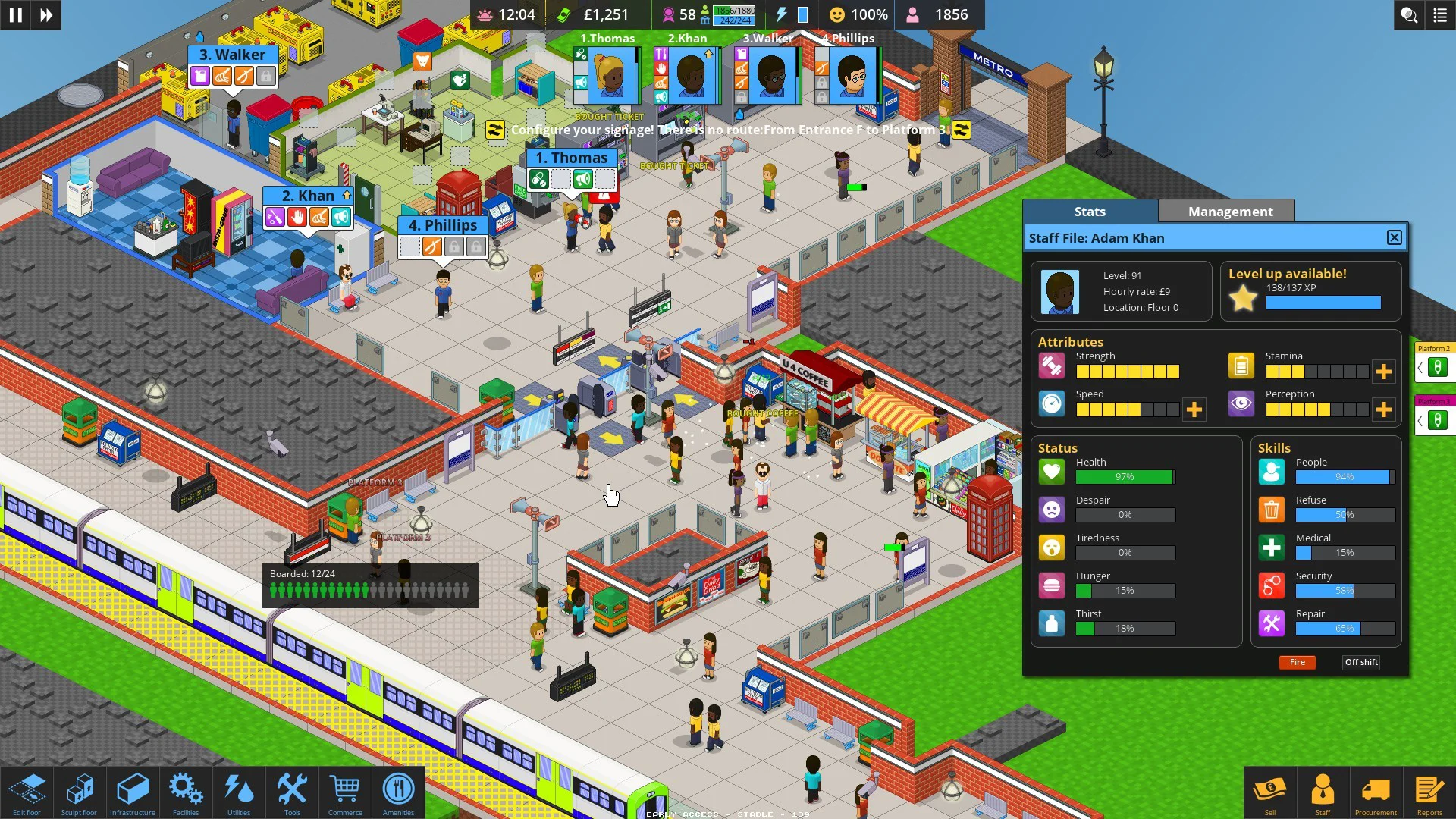 Overcrowd: A Commute 'Em Up screenshot 4