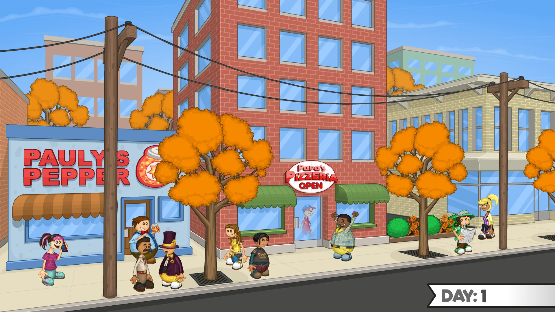 Papa's Pizzeria Deluxe screenshot 1