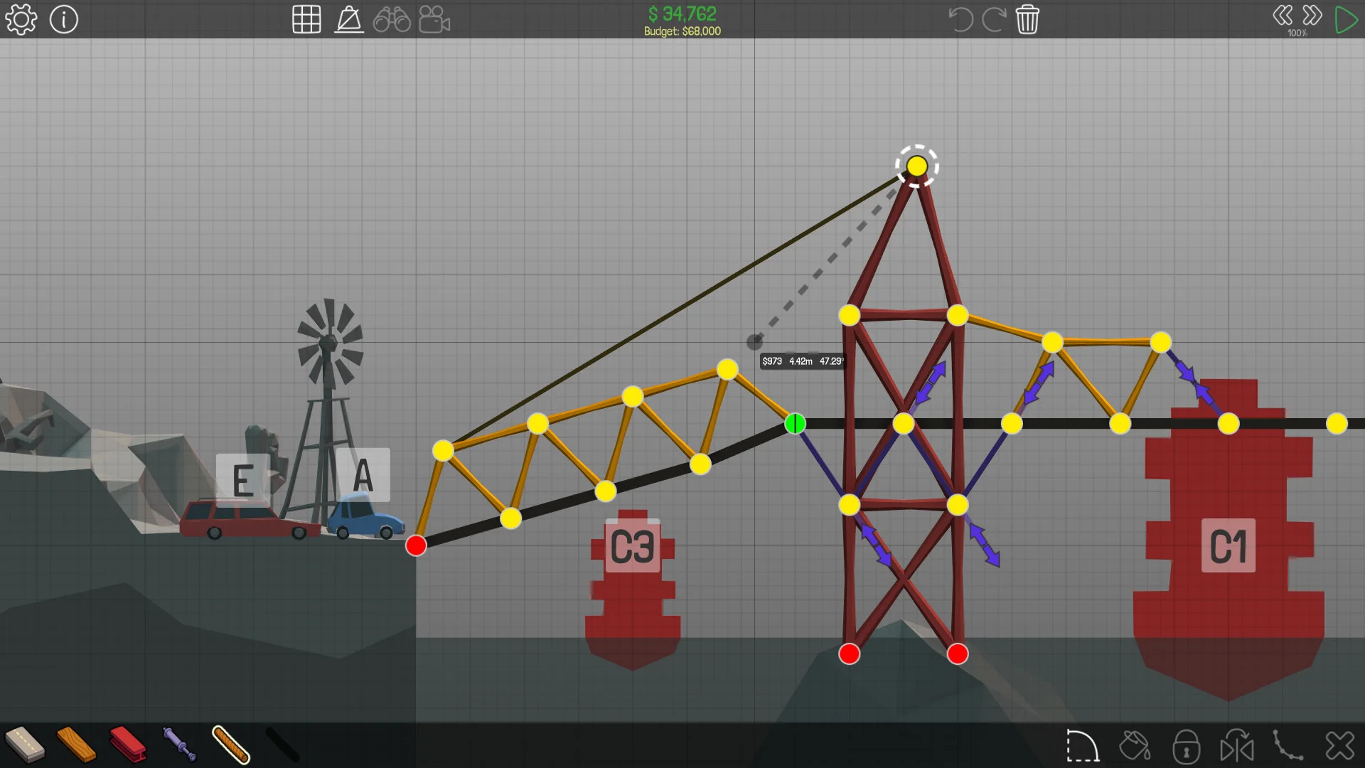Poly Bridge screenshot 2