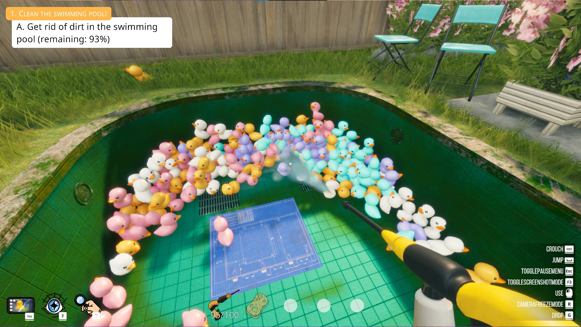 Pool Cleaning Simulator screenshot 1