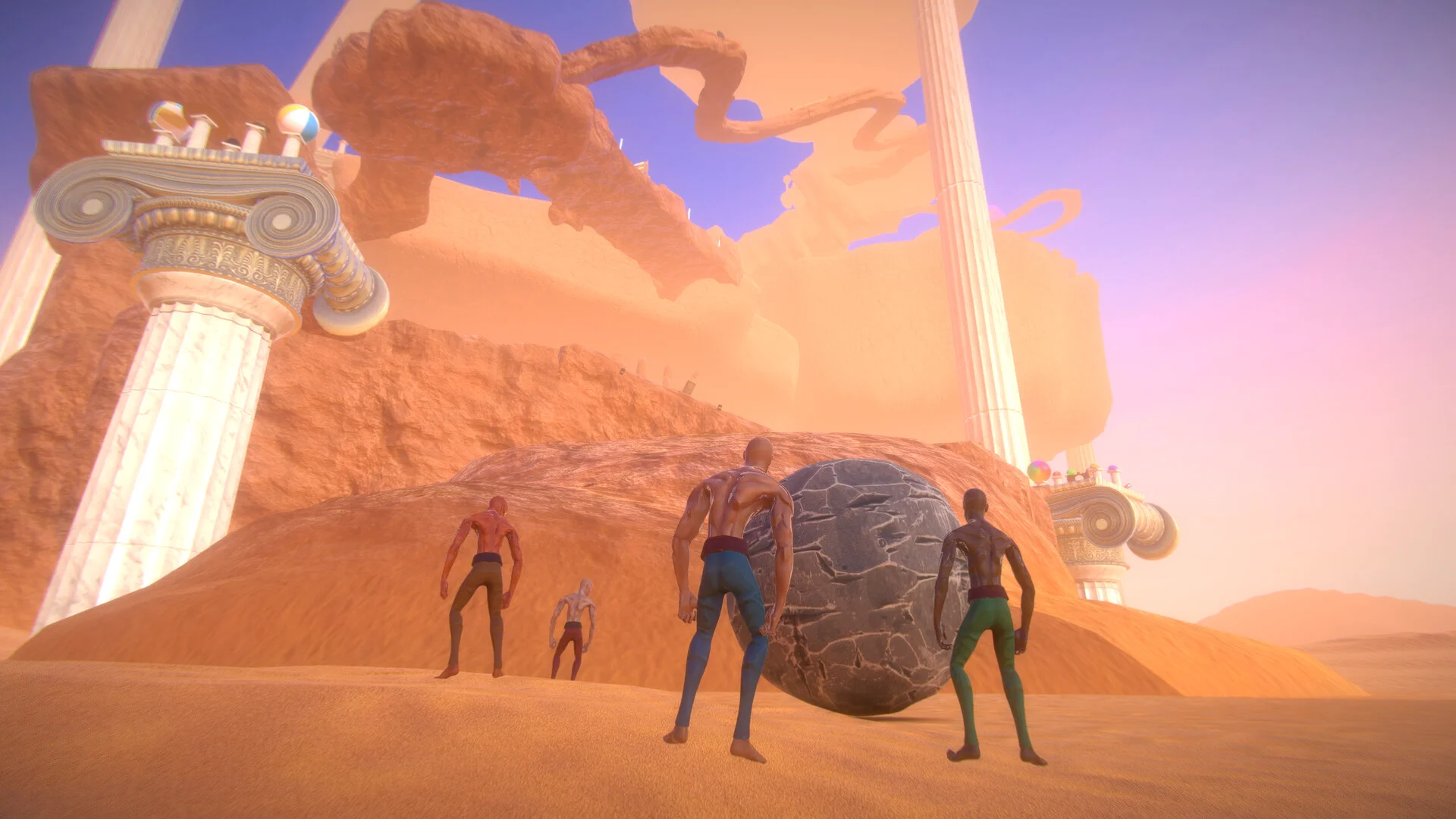 Pushing it! Together - Sisyphus Co-op screenshot 1