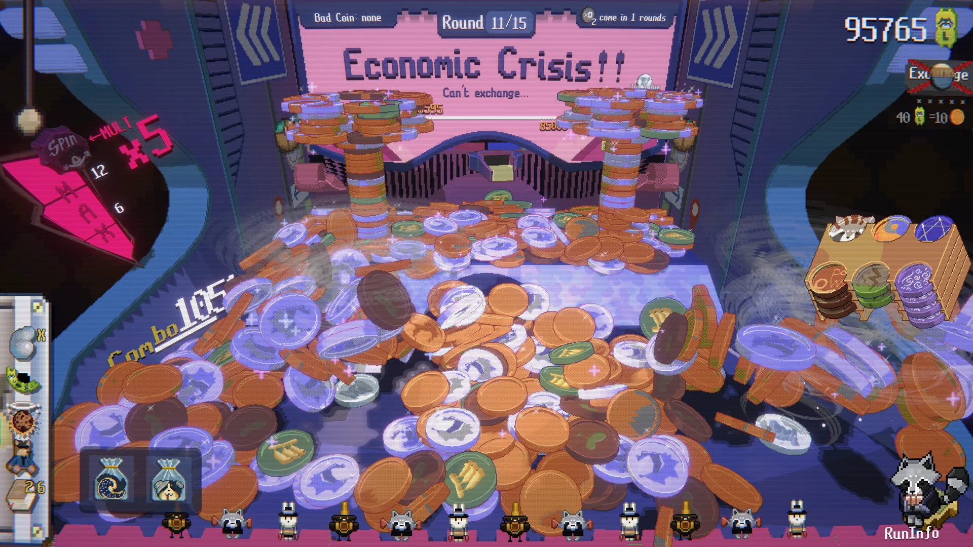 RACCOIN: Coin Pusher Roguelike screenshot 5