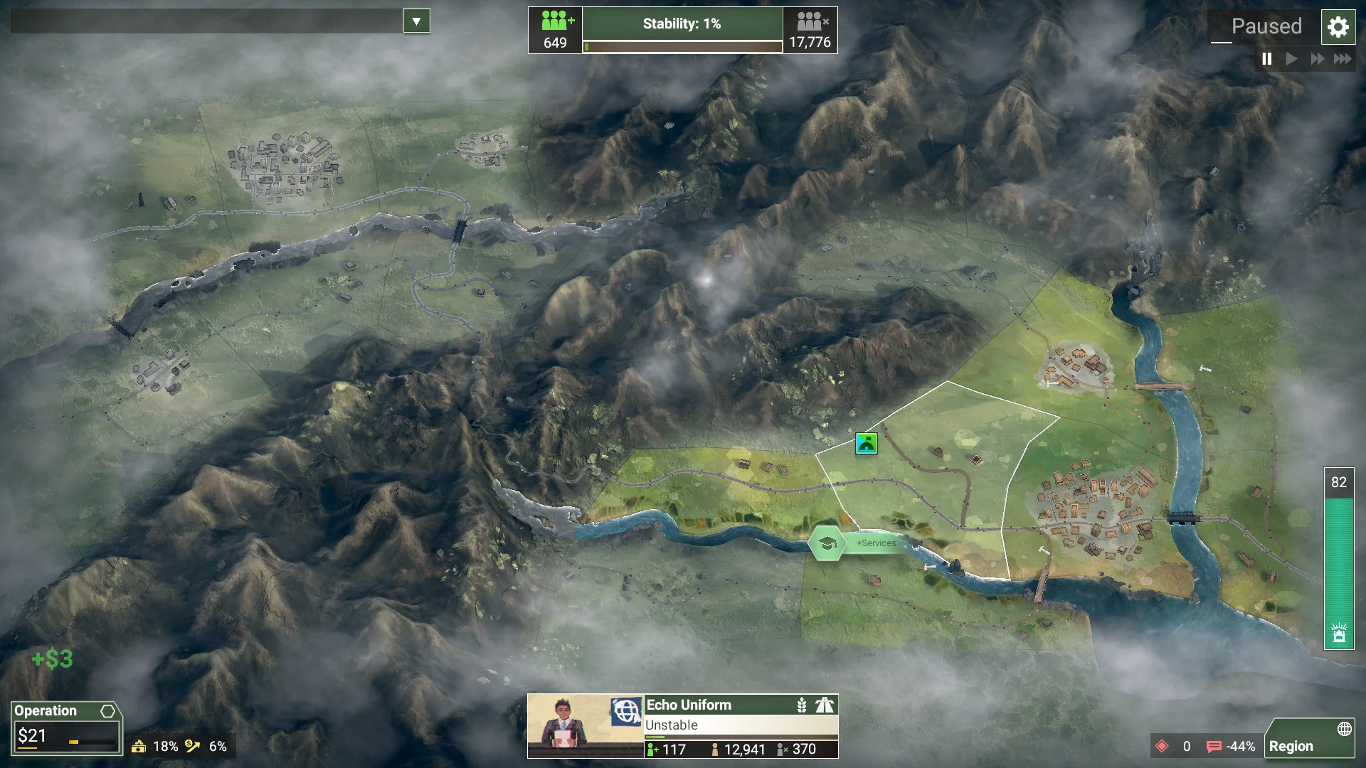 Rebel Inc: Escalation screenshot 1