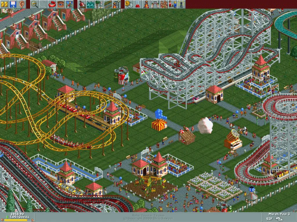 RollerCoaster Tycoon®: Deluxe screenshot 1