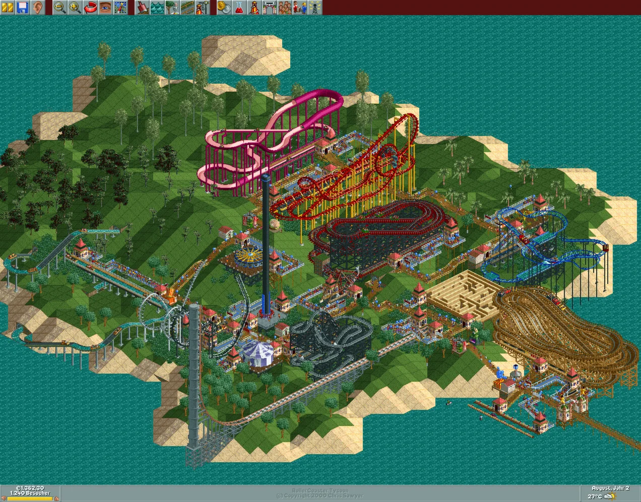 RollerCoaster Tycoon®: Deluxe screenshot 2