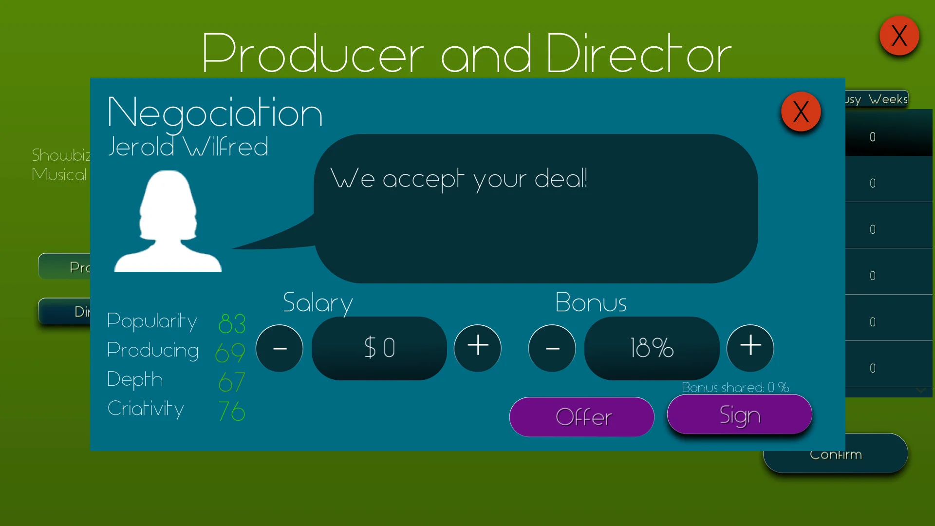 Showbiz Tycoon screenshot 3