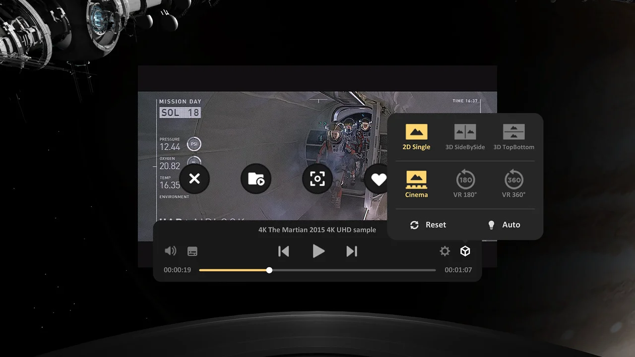 SKYBOX VR Video Player screenshot 2