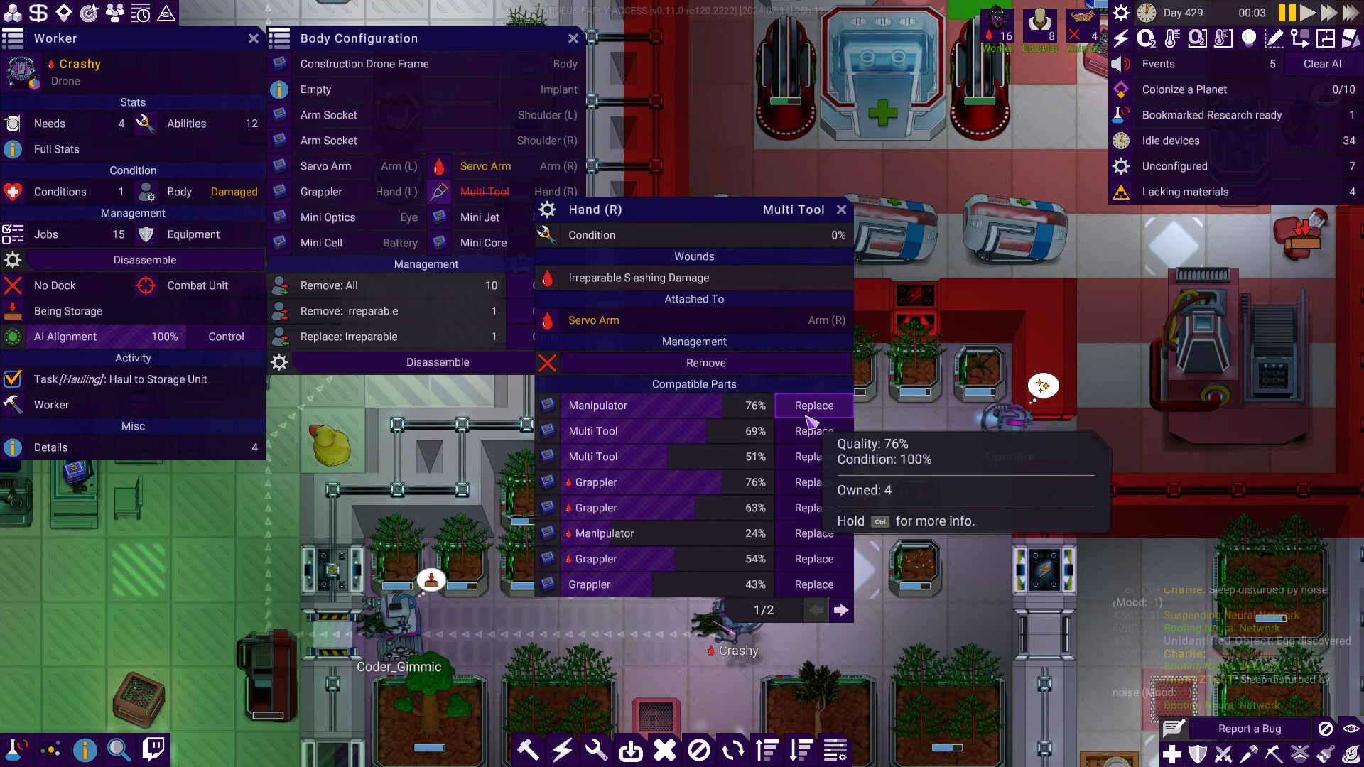 Stardeus screenshot 4