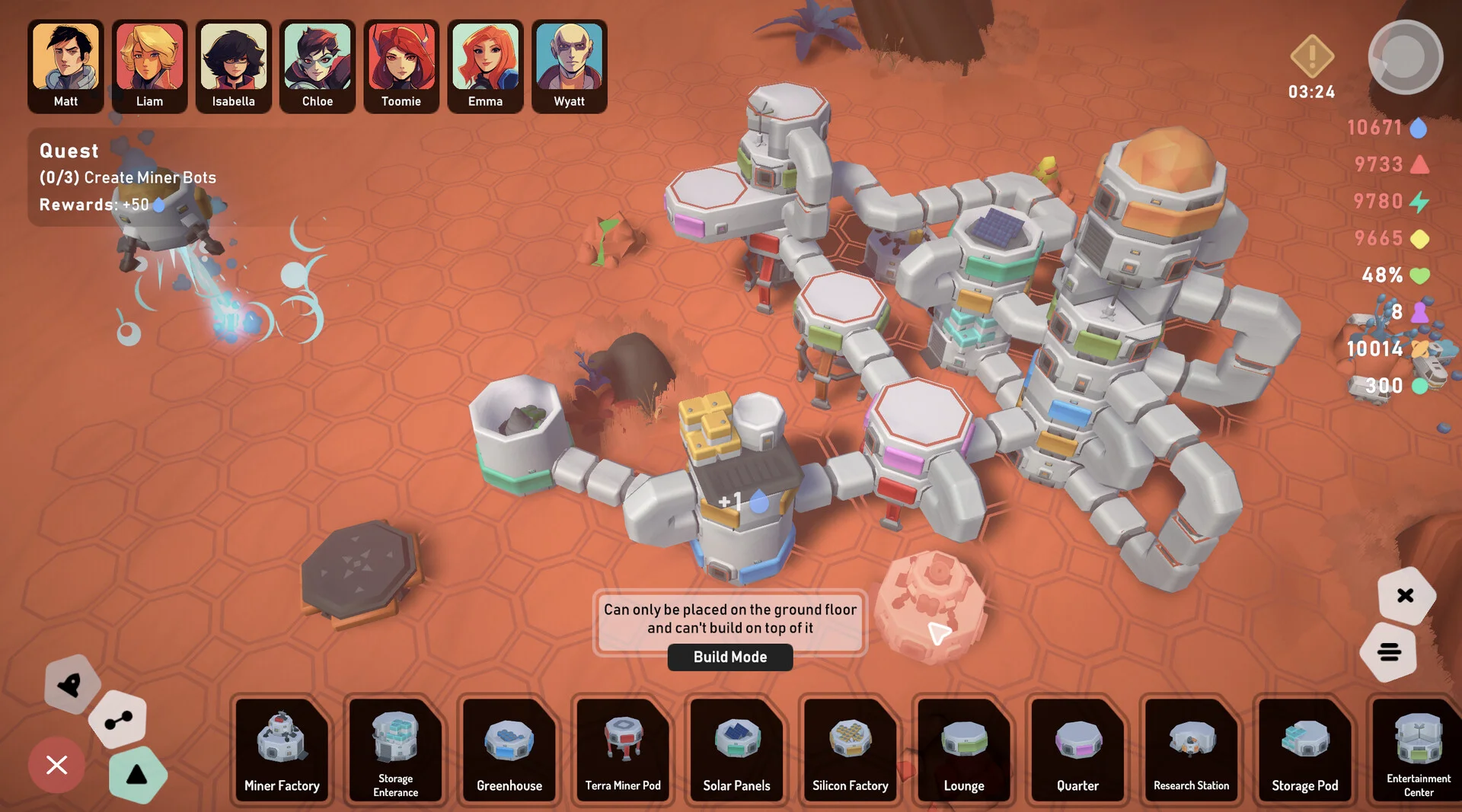 Stellar Settlers: Space Base Builder screenshot 11