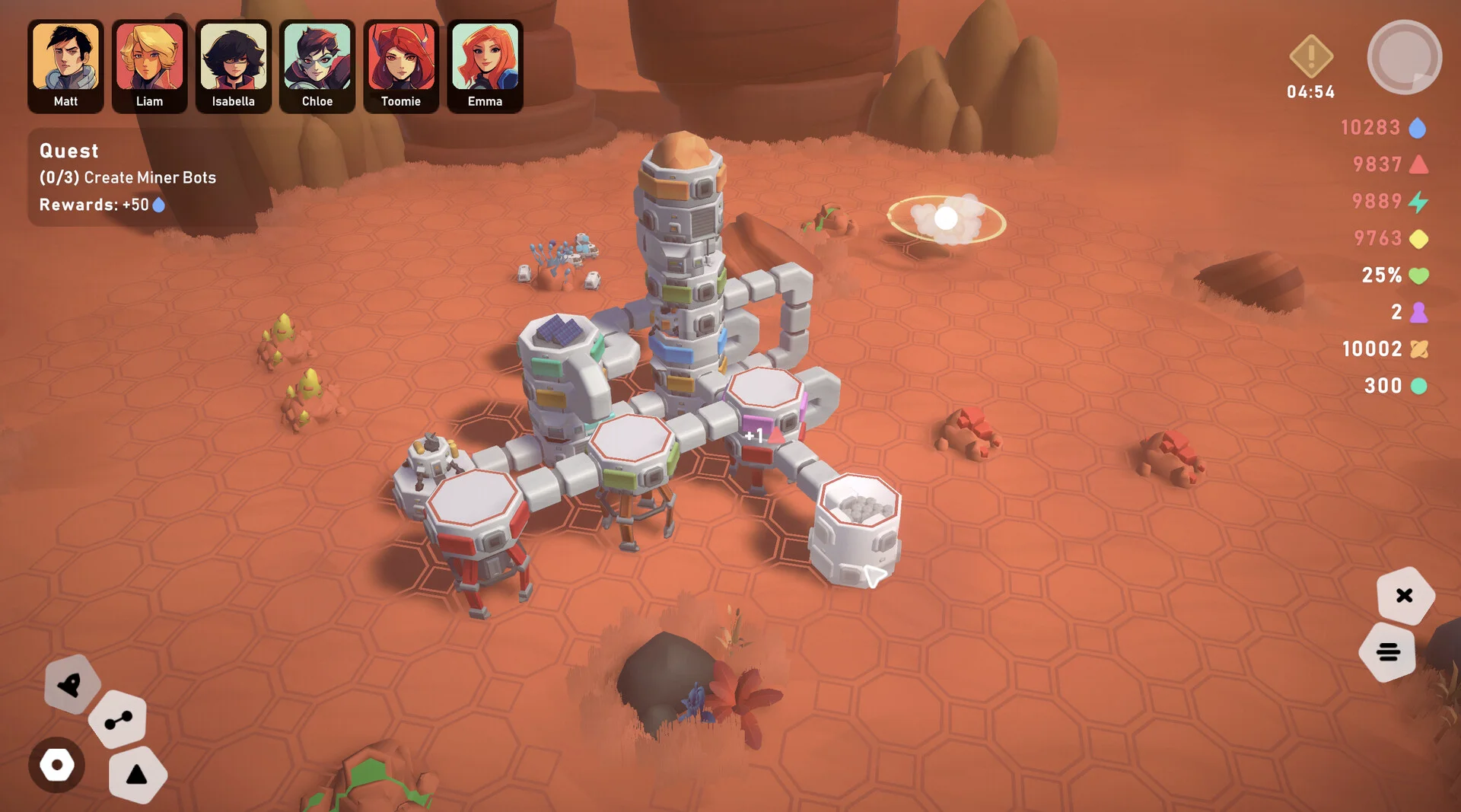 Stellar Settlers: Space Base Builder screenshot 15