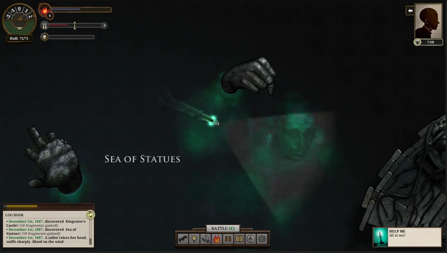 SUNLESS SEA screenshot 4