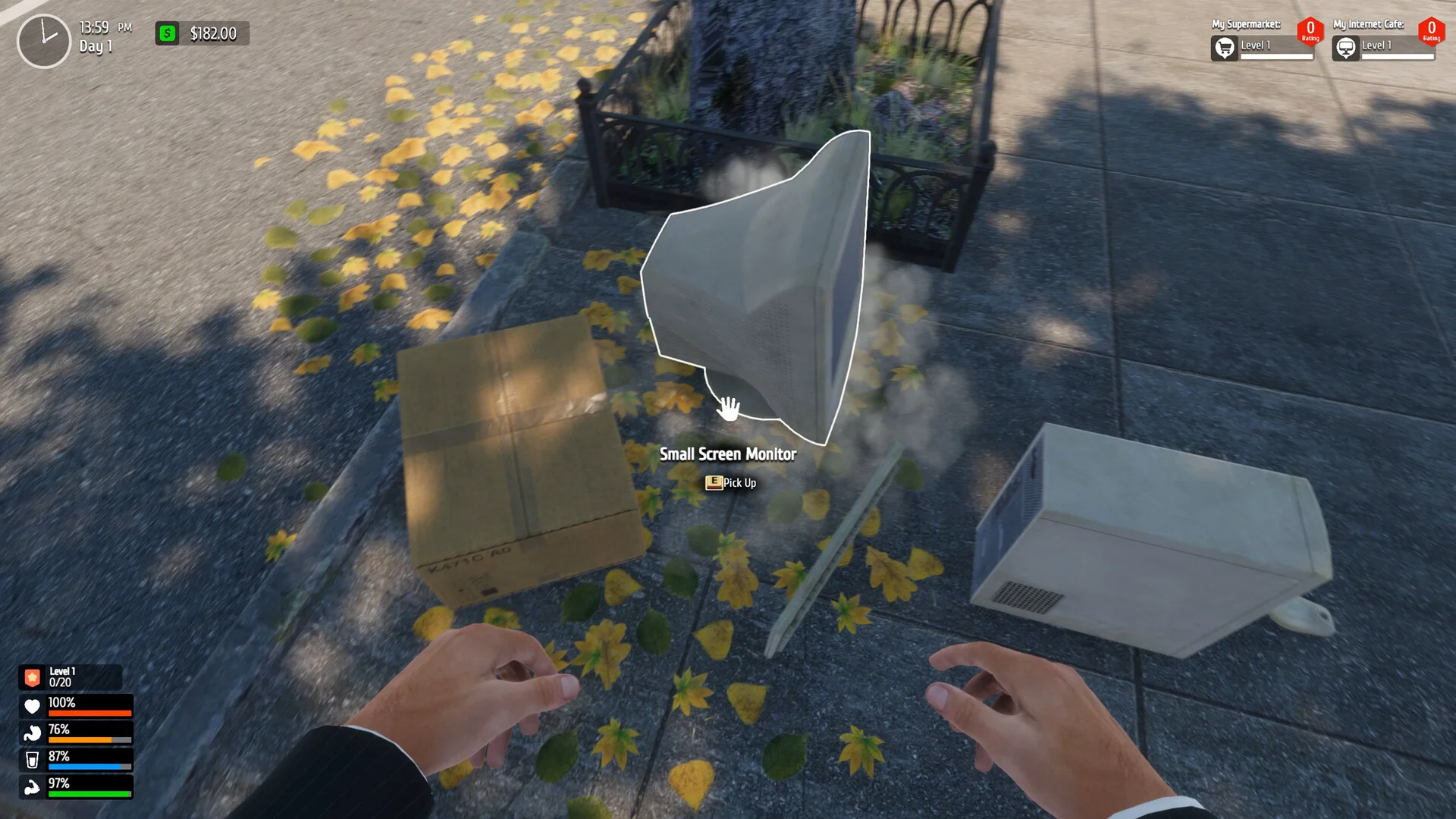 Supermarket & Internet Cafe Simulator screenshot 3