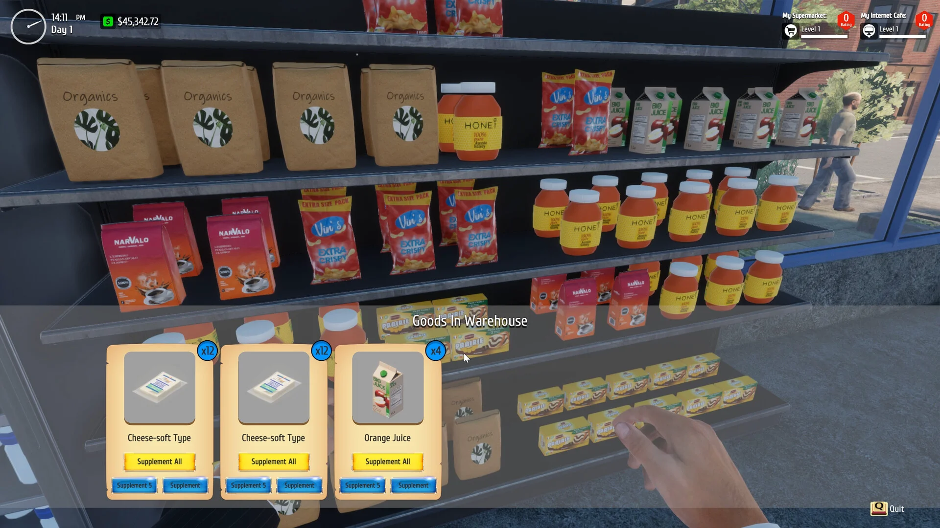 Supermarket & Internet Cafe Simulator screenshot 7