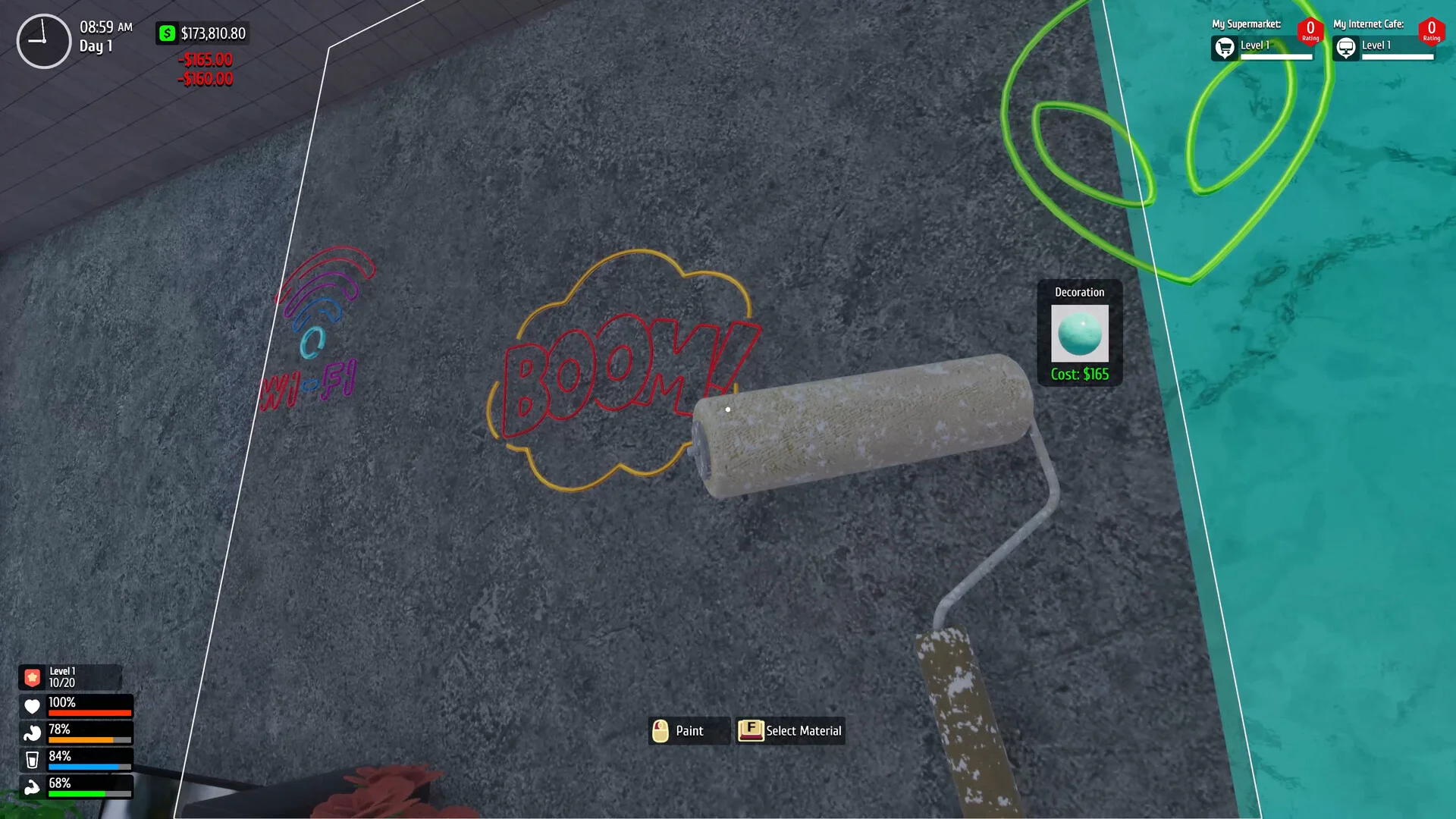 Supermarket & Internet Cafe Simulator screenshot 9