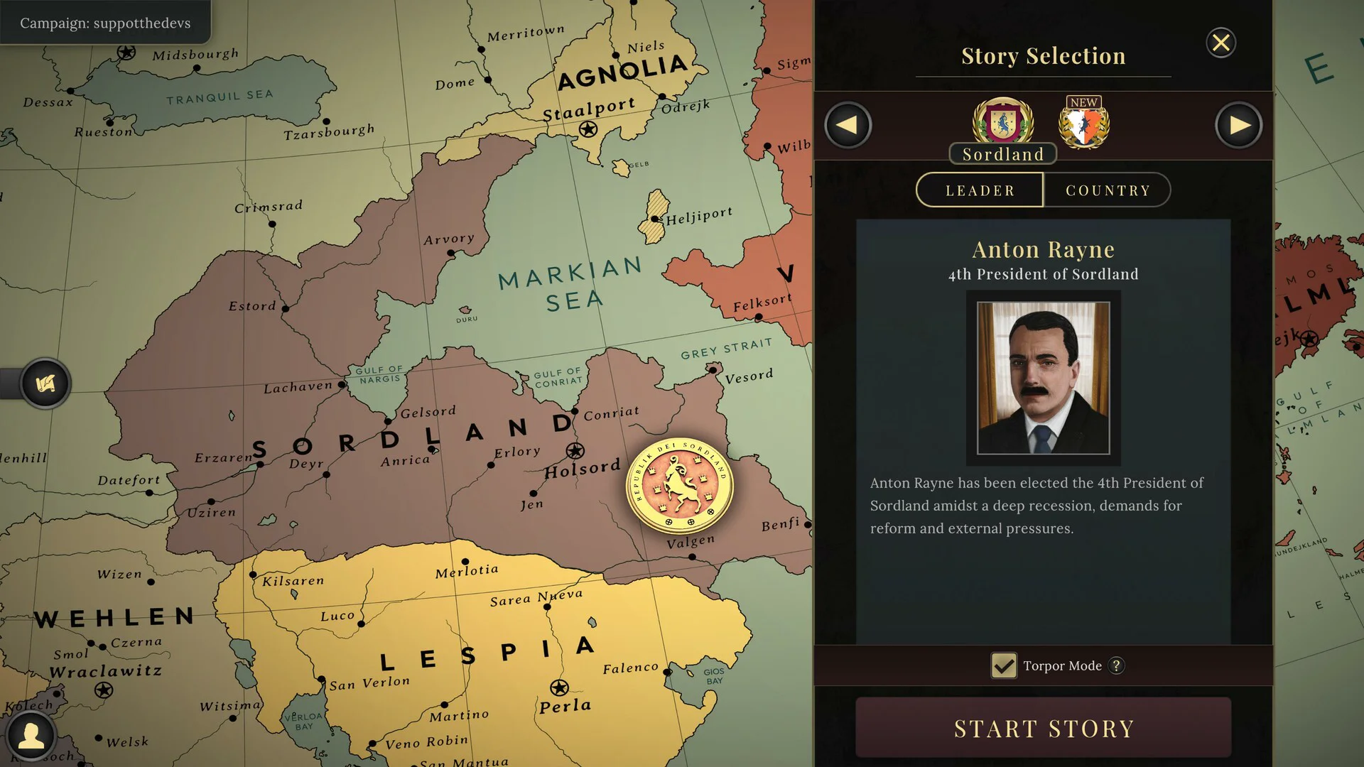 Suzerain screenshot 1