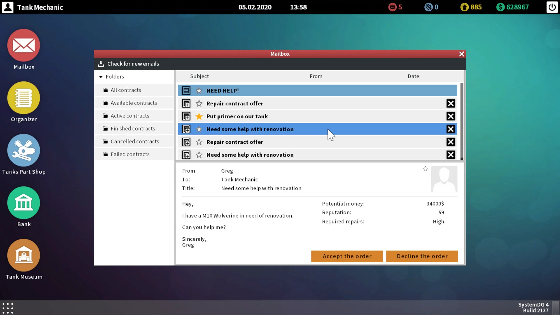 Tank Mechanic Simulator screenshot 23