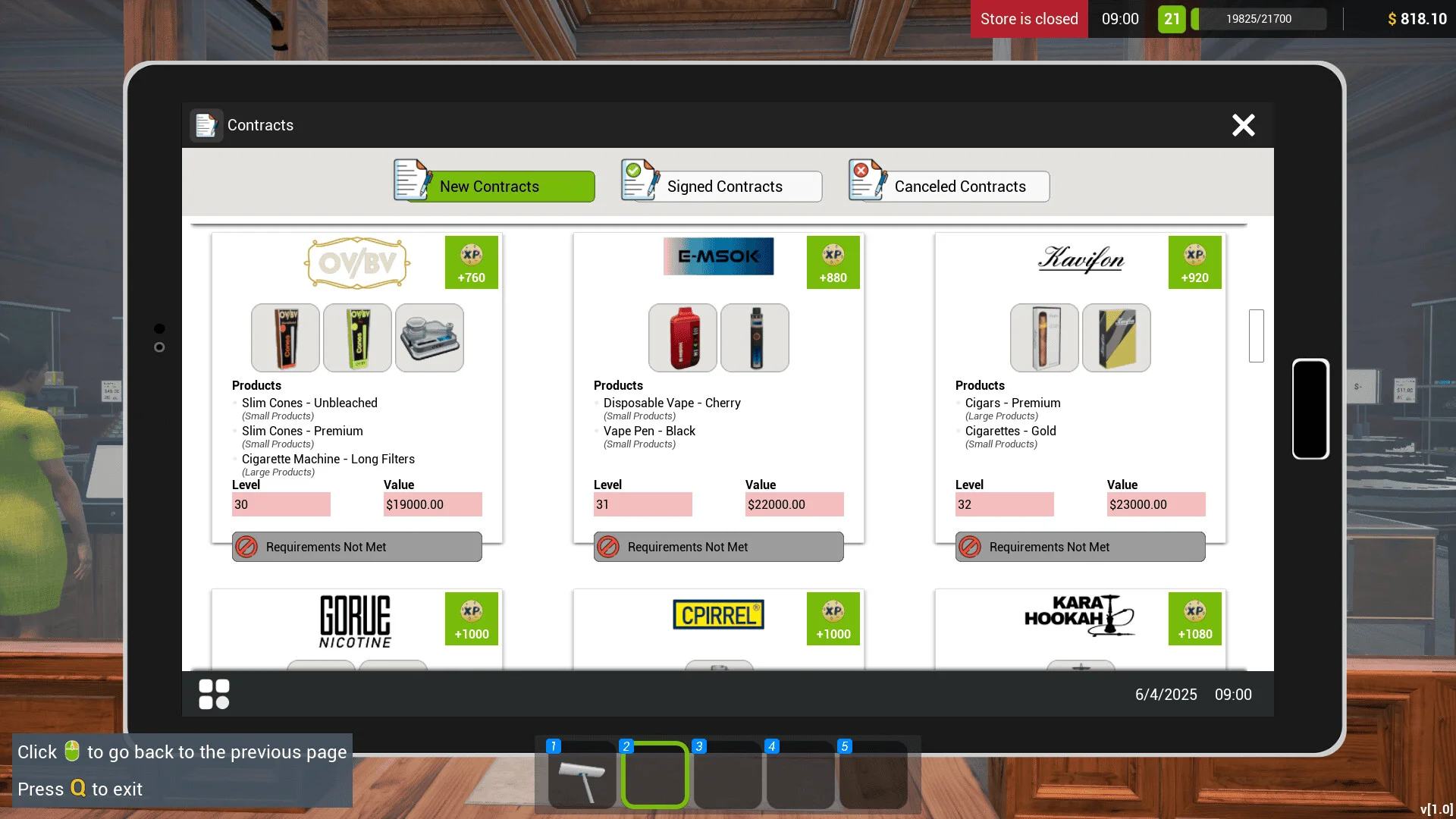 Tobacco Shop Simulator screenshot 1