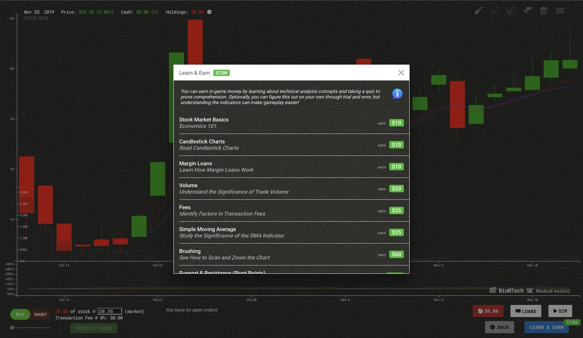 Trade Bots: A Technical Analysis Simulation screenshot 4