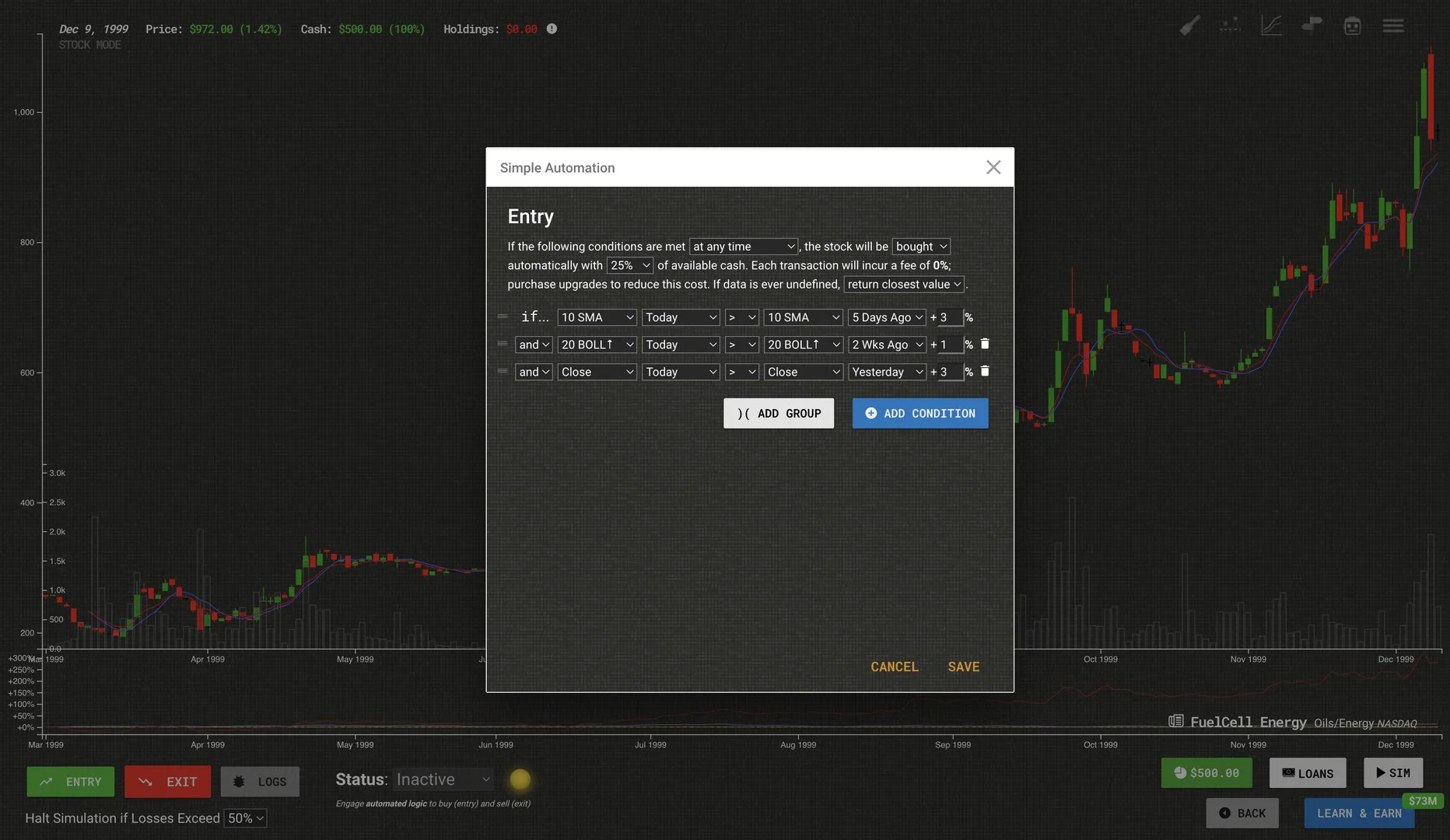 Trade Bots: A Technical Analysis Simulation screenshot 5