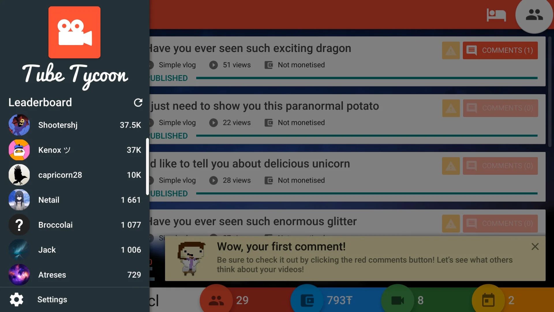 Tube Tycoon screenshot 3