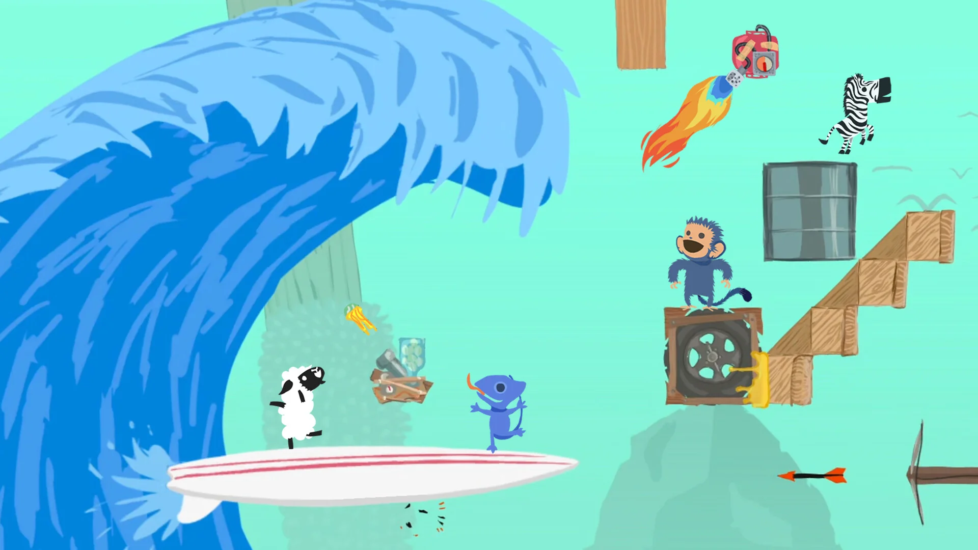 Ultimate Chicken Horse screenshot 1
