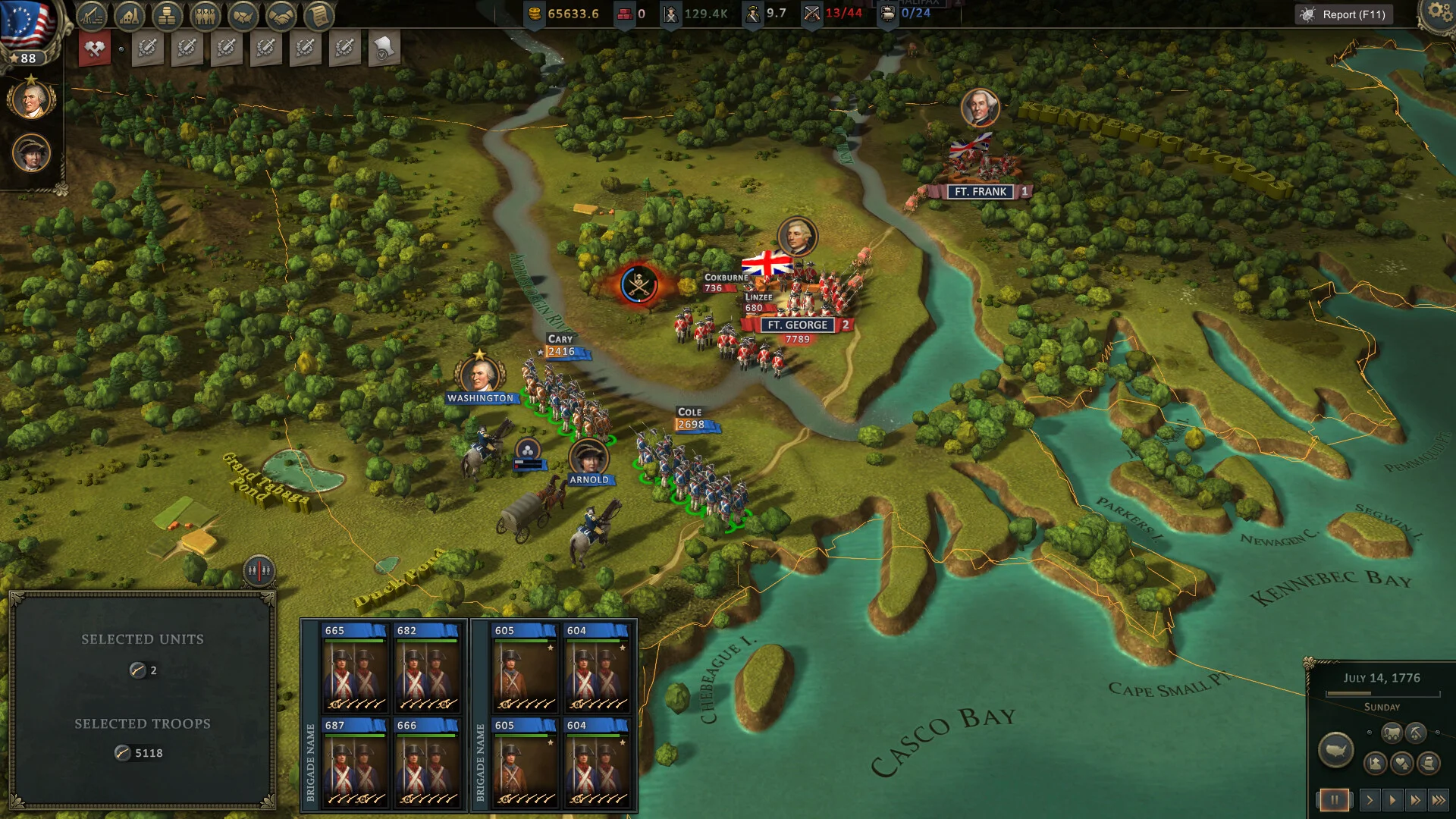 Ultimate General: American Revolution screenshot 2