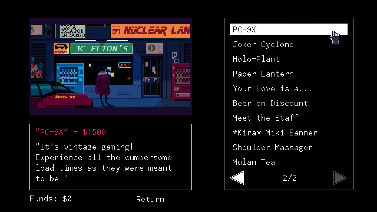 VA-11 Hall-A: Cyberpunk Bartender Action screenshot 8