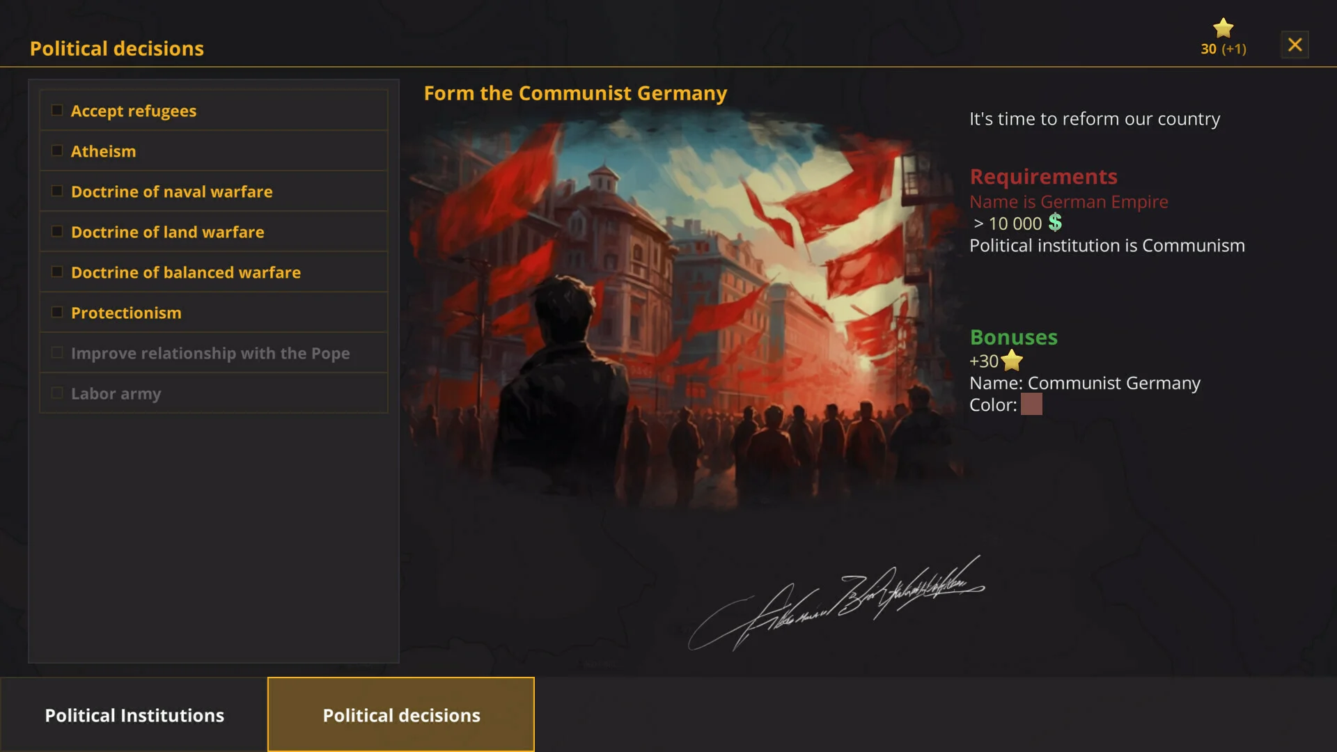 Warnament screenshot 2