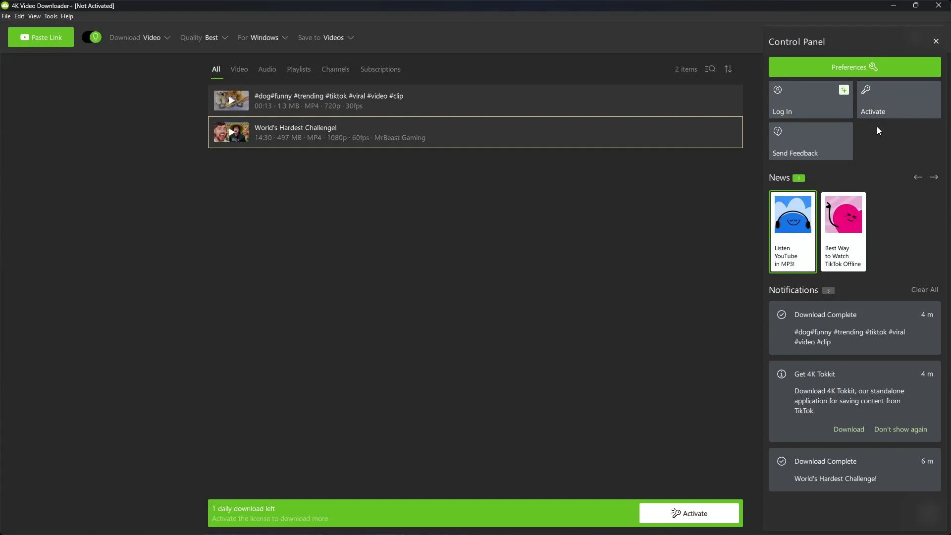 Banner of 4K Video Downloader Plus