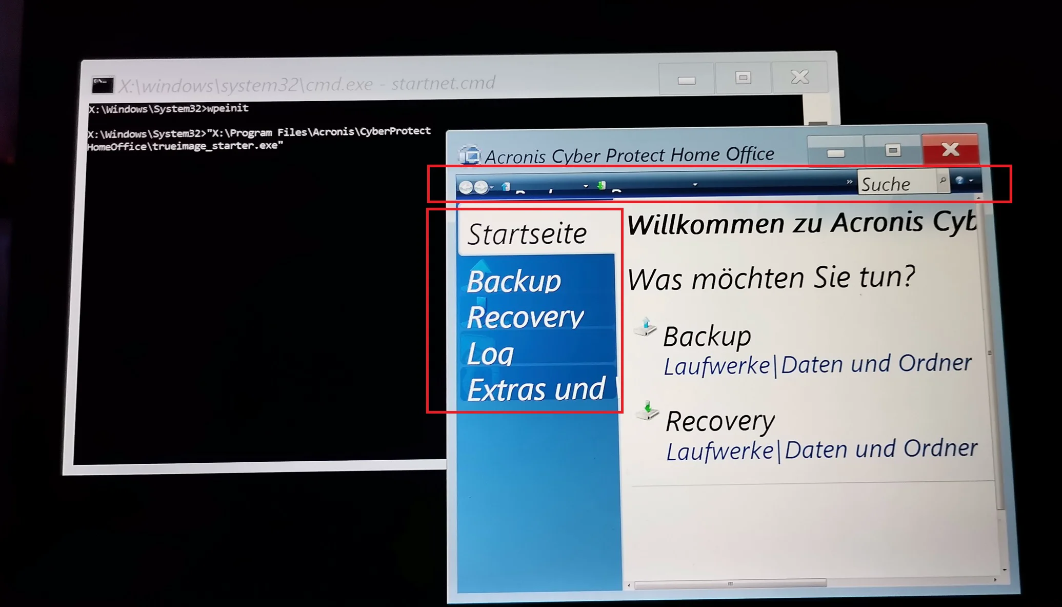 Banner of Acronis True Image 2021