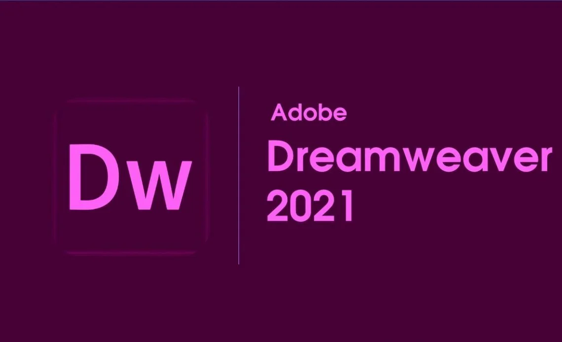 Banner of Adobe Dreamweaver 2021