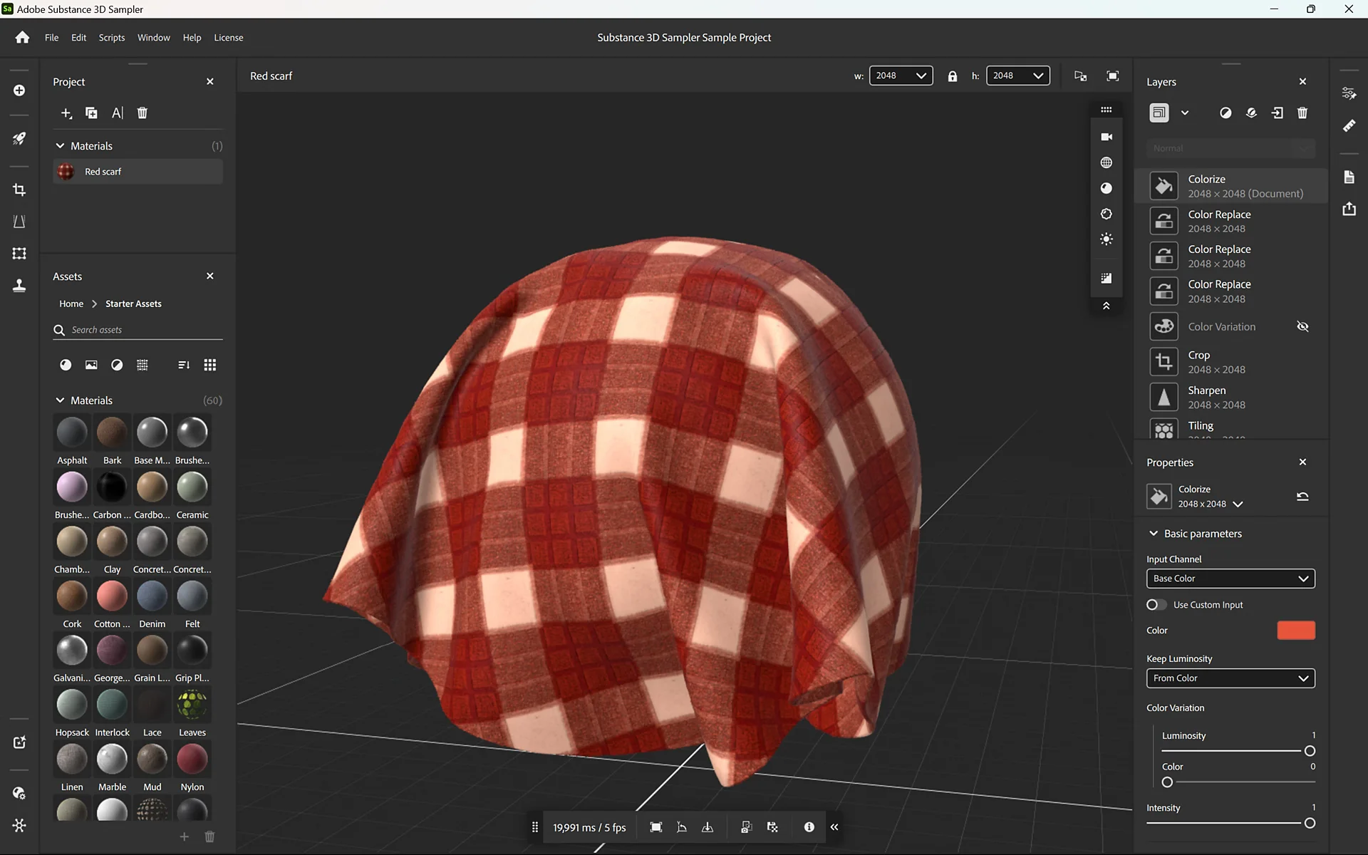 Adobe Substance 3D Sampler