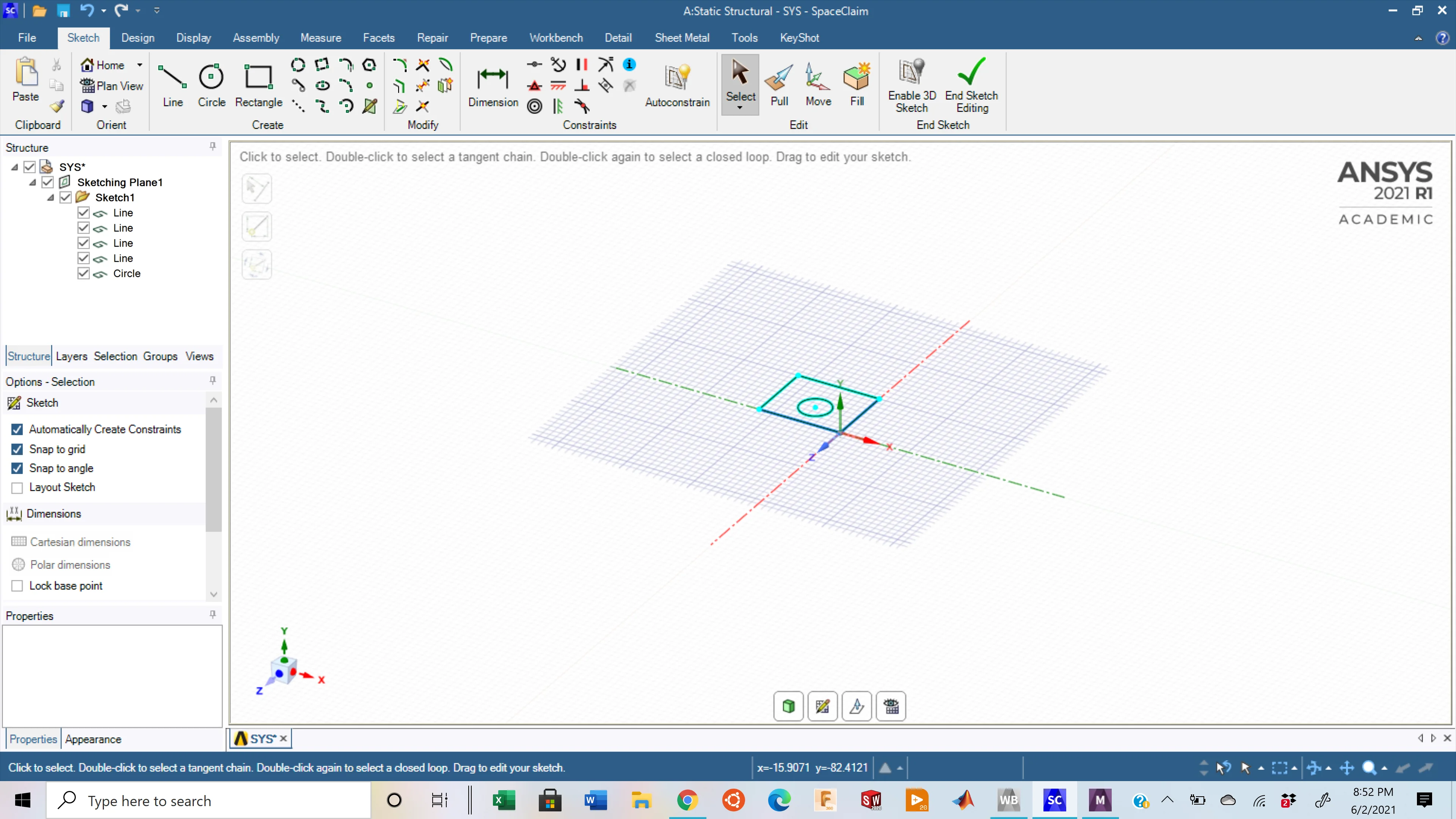 Banner of ANSYS SpaceClaim