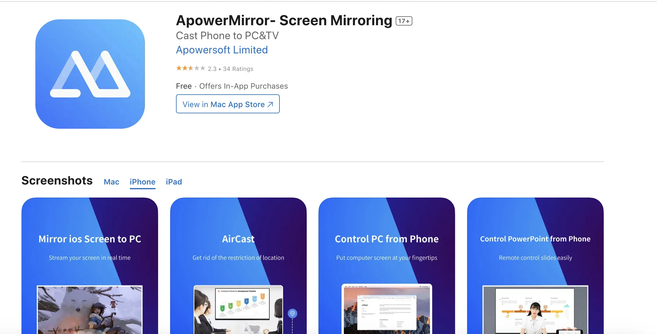 Banner of ApowerMirror