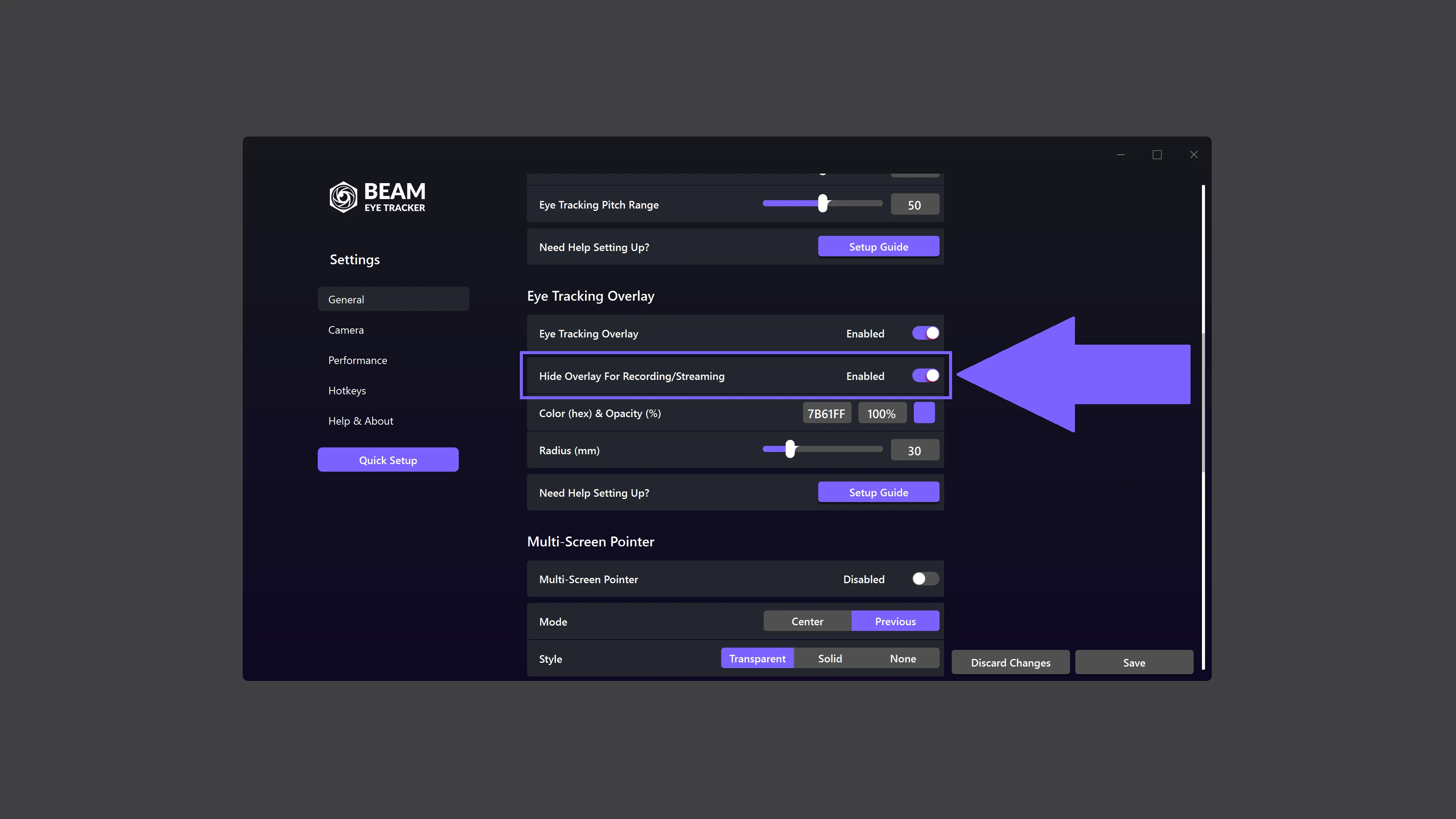 Banner of Beam Eye Tracker
