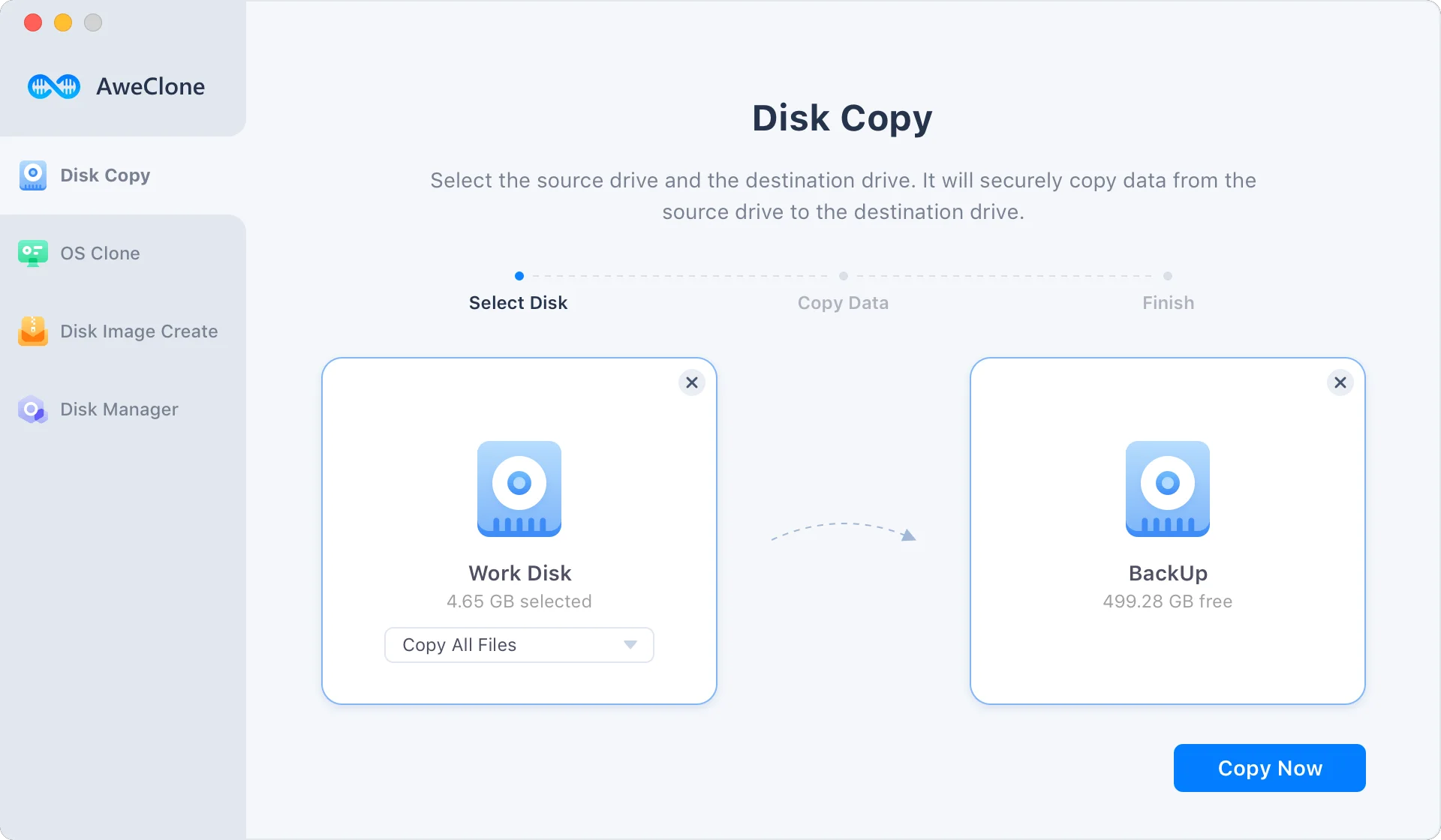 Banner of EaseUS Disk Copy