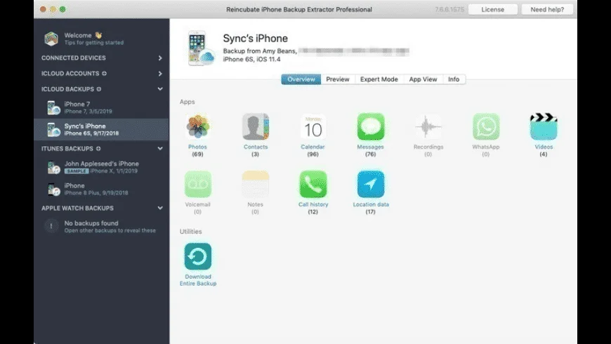 iPhone Backup Extractor