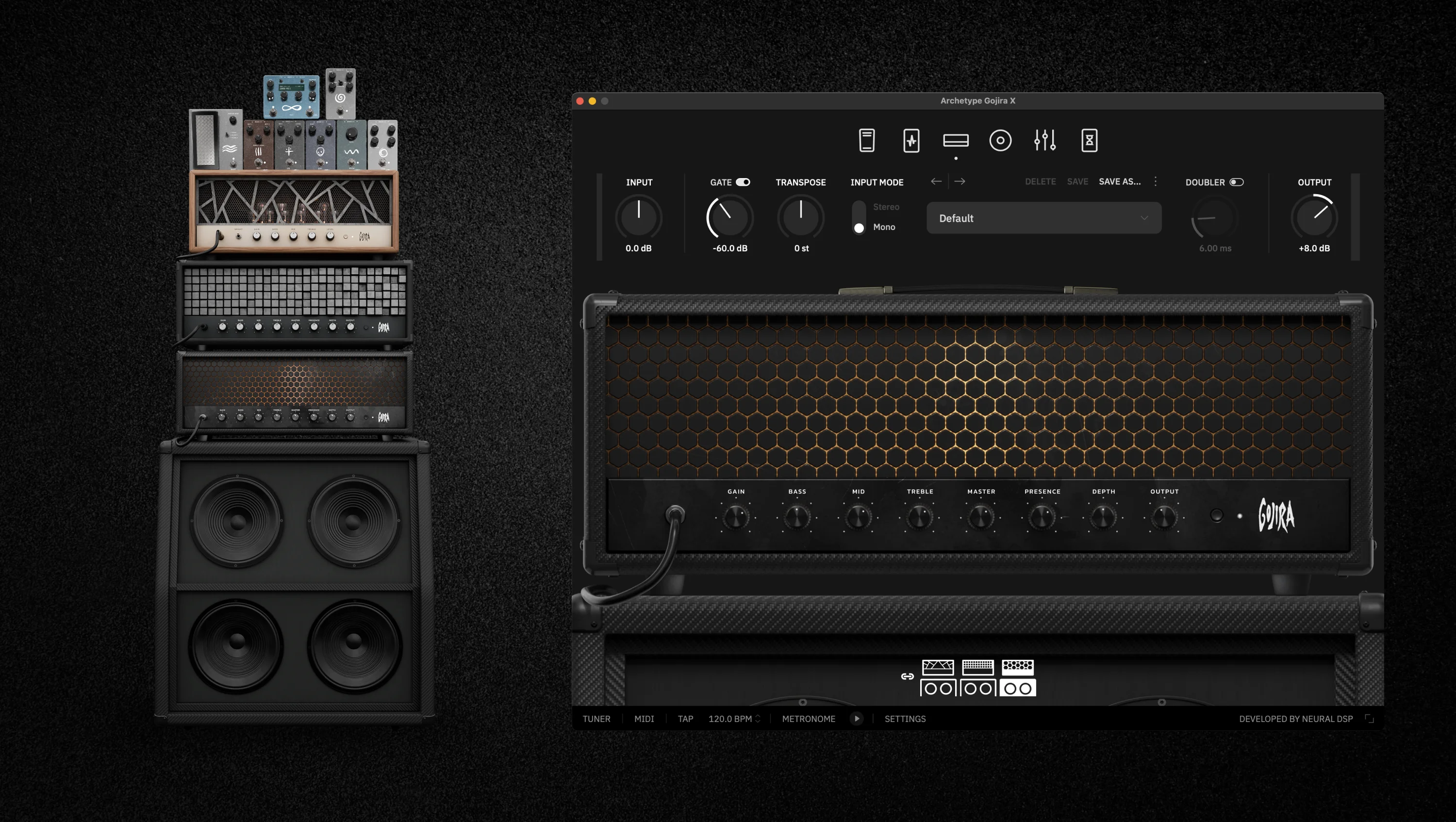 Banner of Neural DSP Archetype Gojira