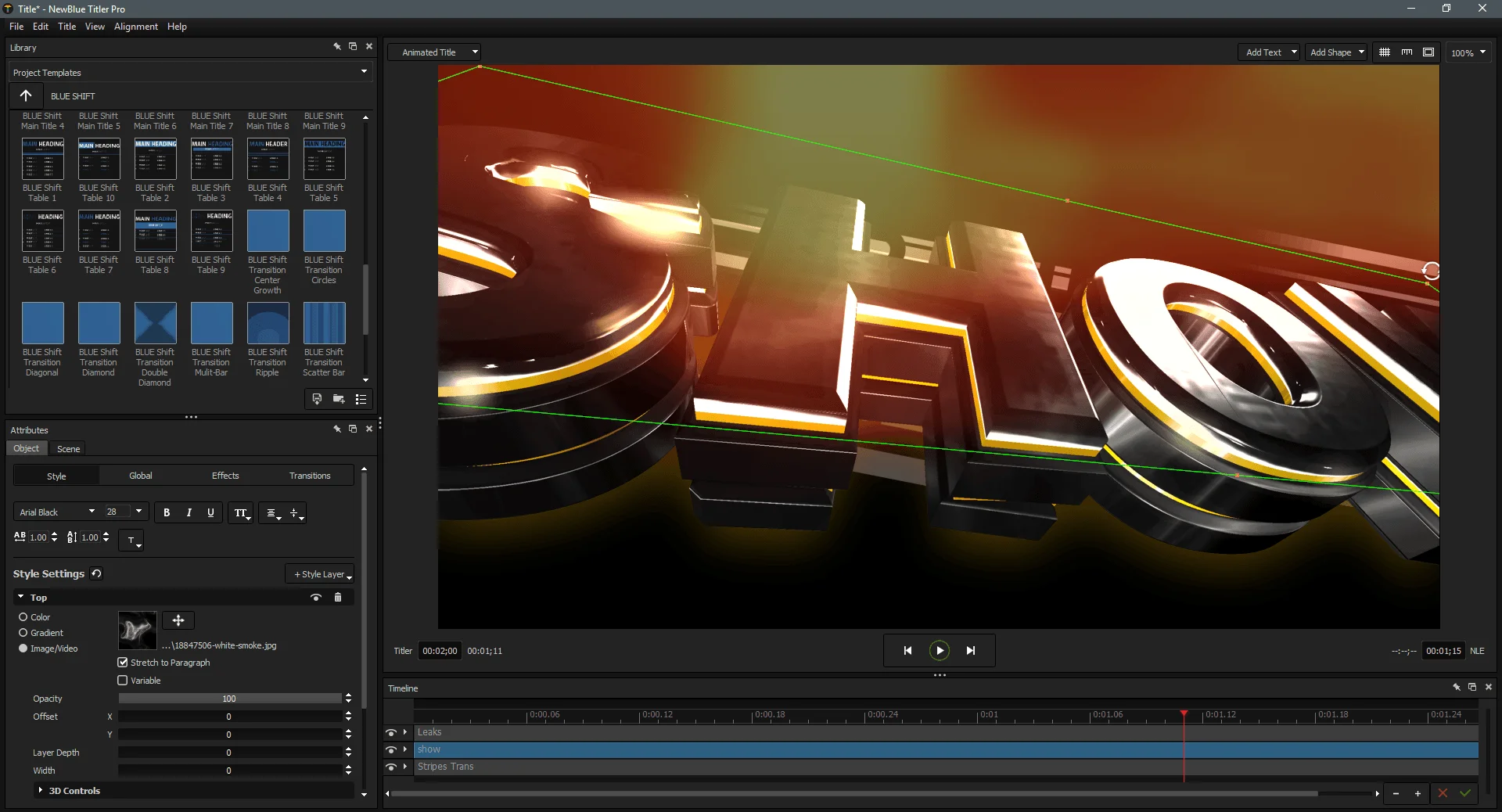 Banner of NewBlue TotalFX 7