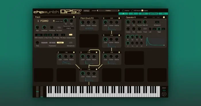 Banner of Plogue Chipsynth OPS7