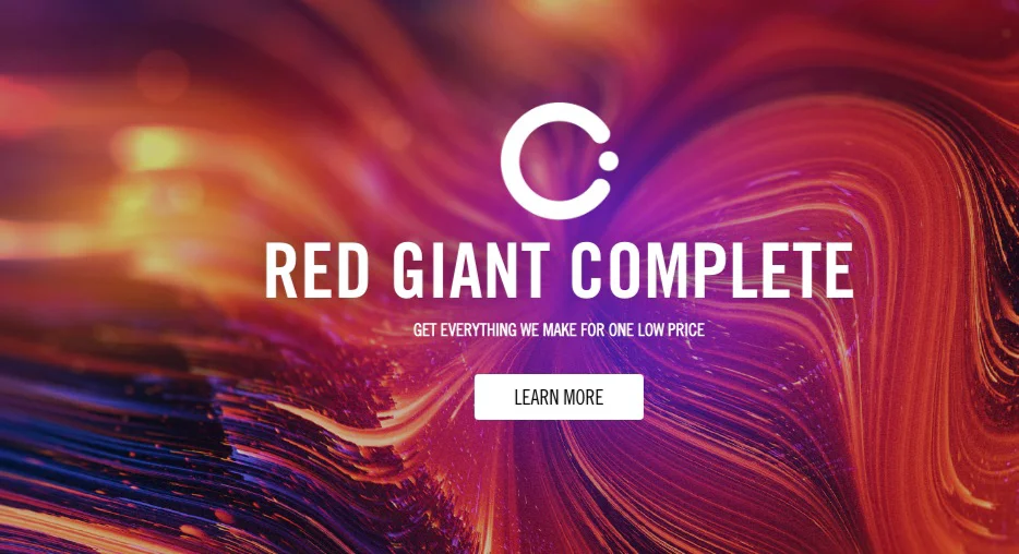 Banner of Red Giant Complete Suite
