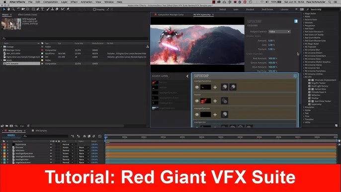 Red Giant VFX Suite